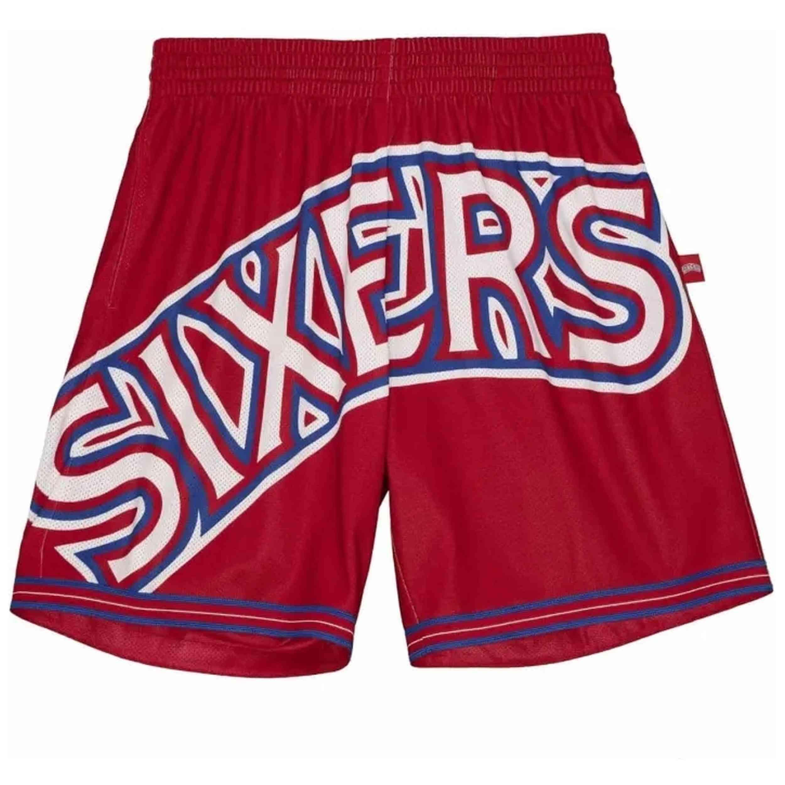 Mitchell & Ness - Short Mitchell & Ness Modèle Shorbw19147-p76red1 Pour Homme - Short - Rouge - Decathlon