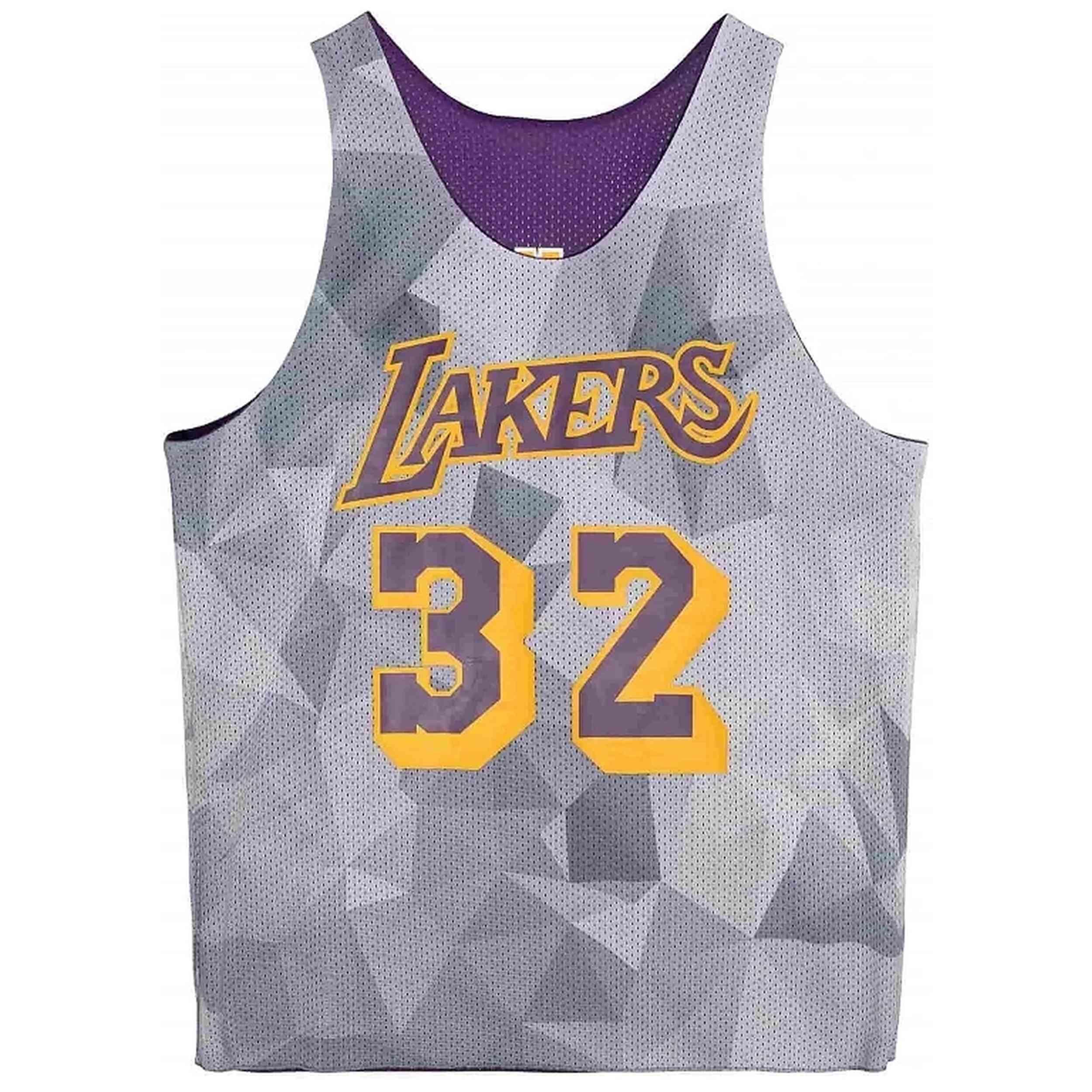 Maillot de basket Mitchell & ness modèle TMTK3208-LALYYEJHPURP pour unisexe 3/5