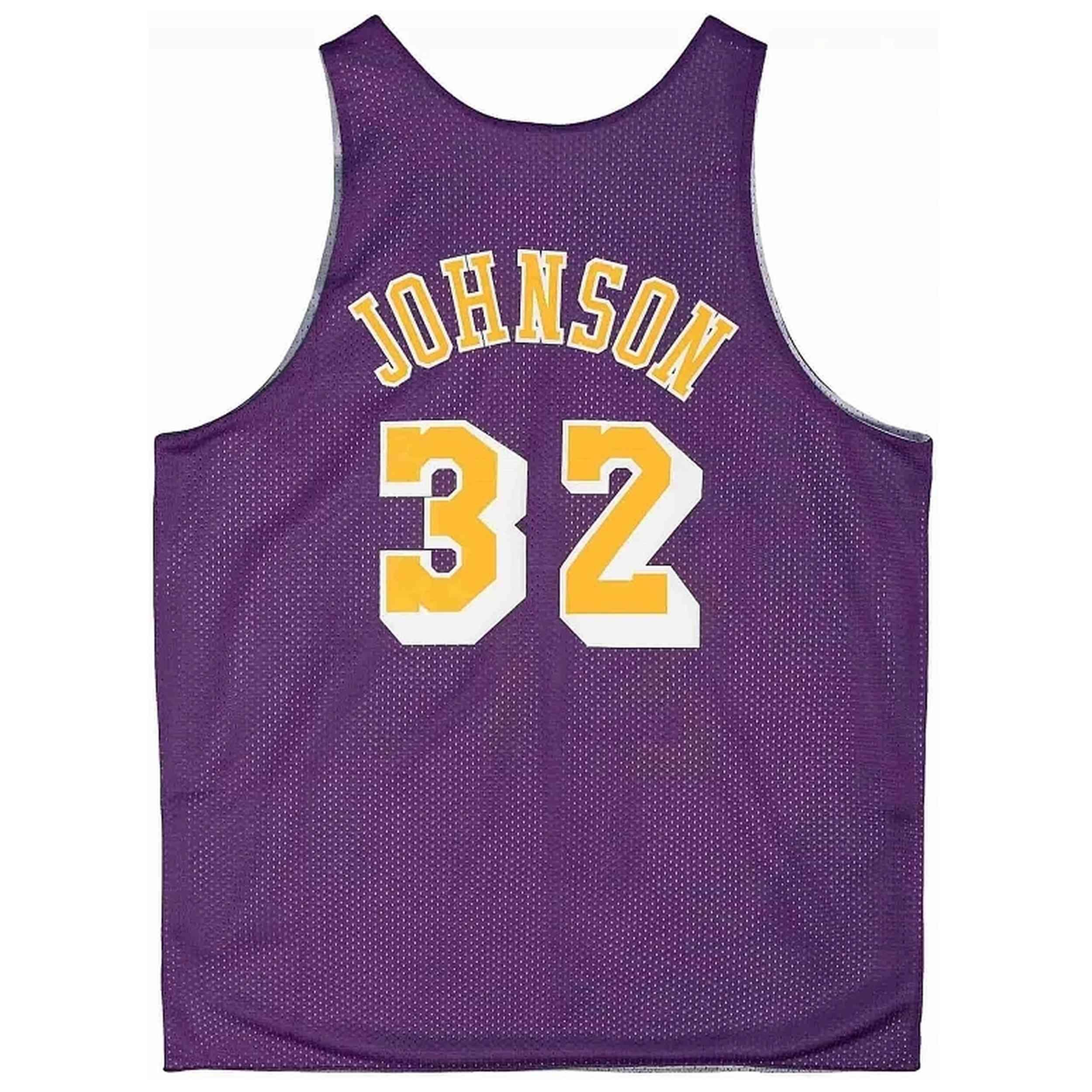 Maillot de basket Mitchell & ness modèle TMTK3208-LALYYEJHPURP pour unisexe 2/5
