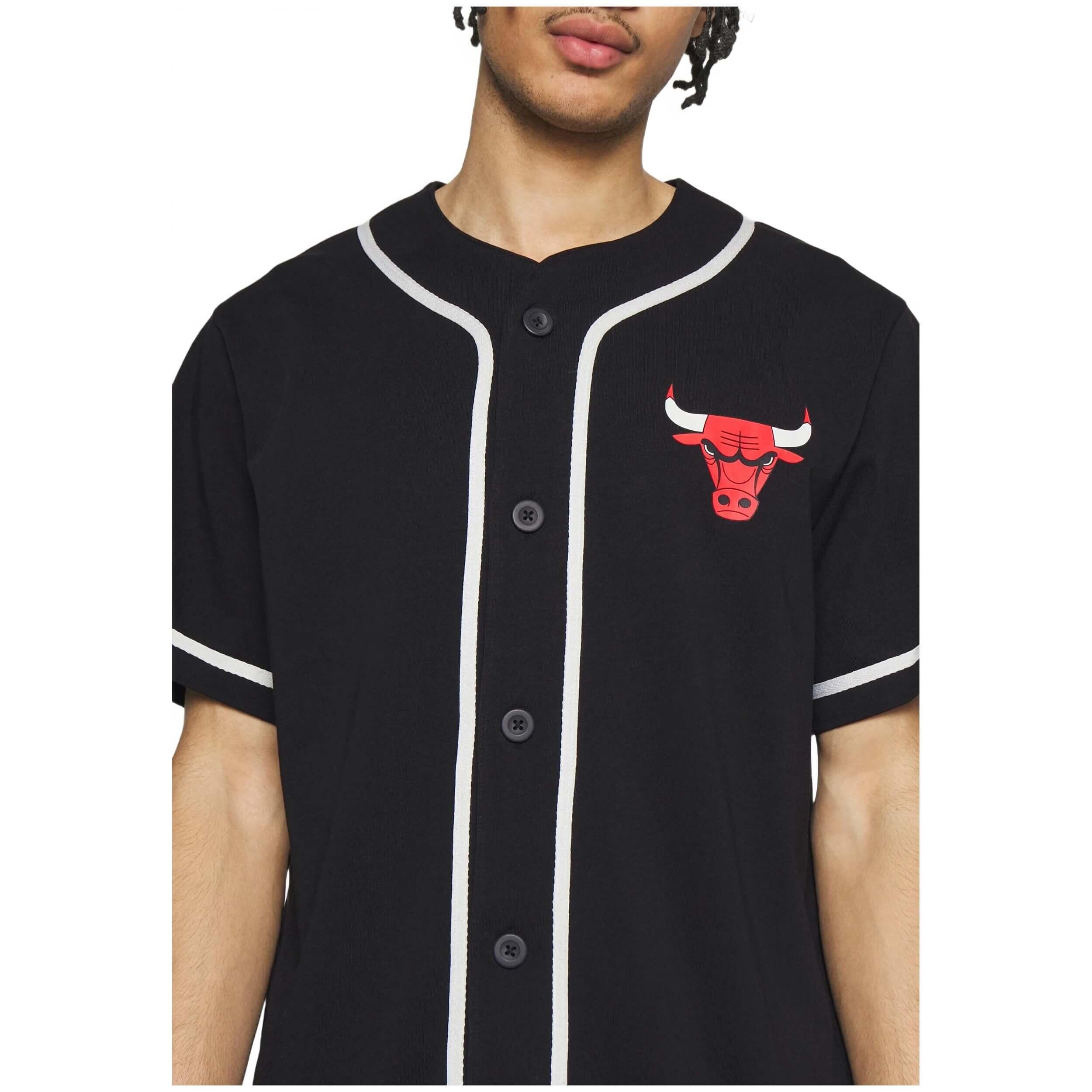 Maglia a maniche corte New era modello Chicago Bulls NBA Beisbol per uomini 2/5