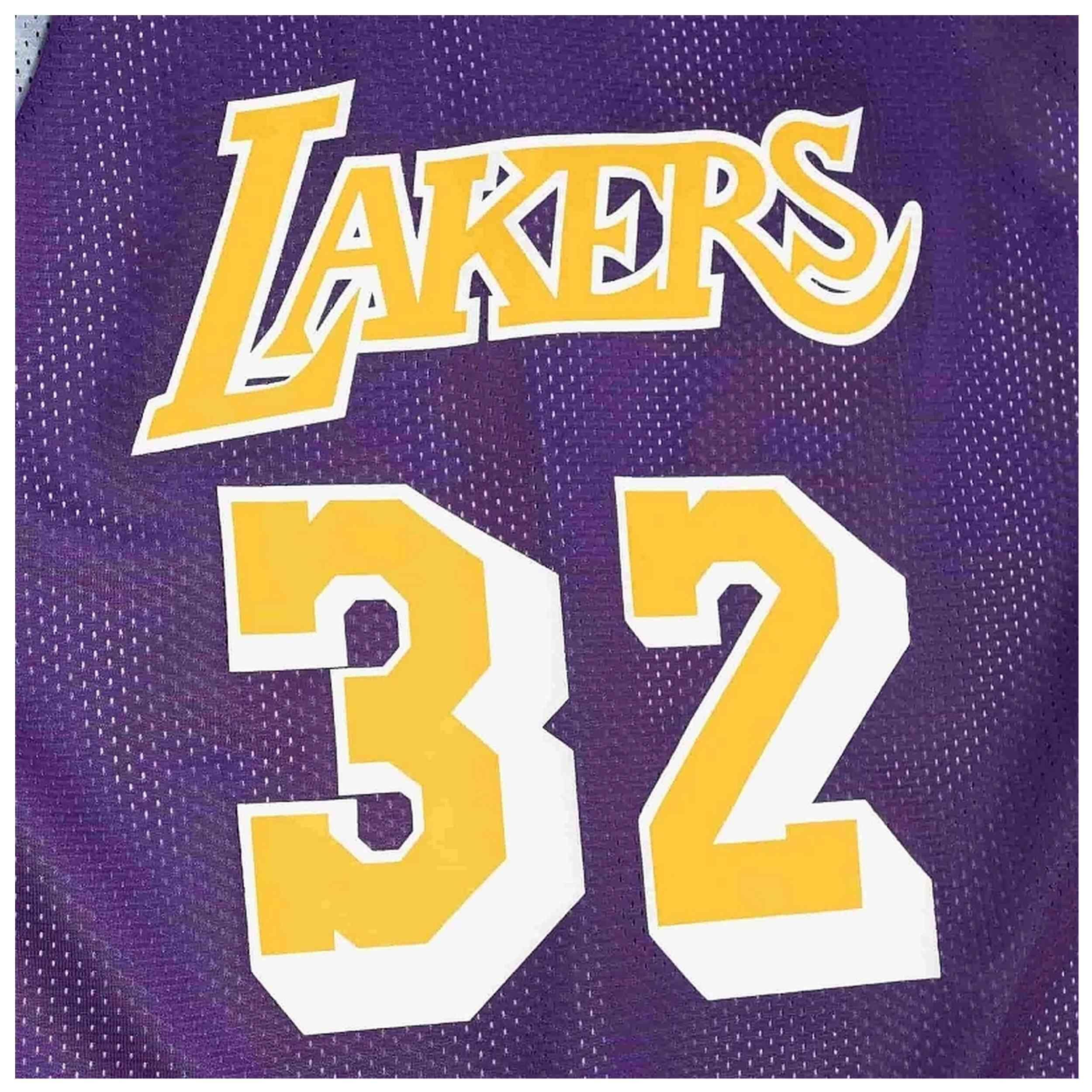 Maillot de basket Mitchell & ness modèle TMTK3208-LALYYEJHPURP pour unisexe 4/5
