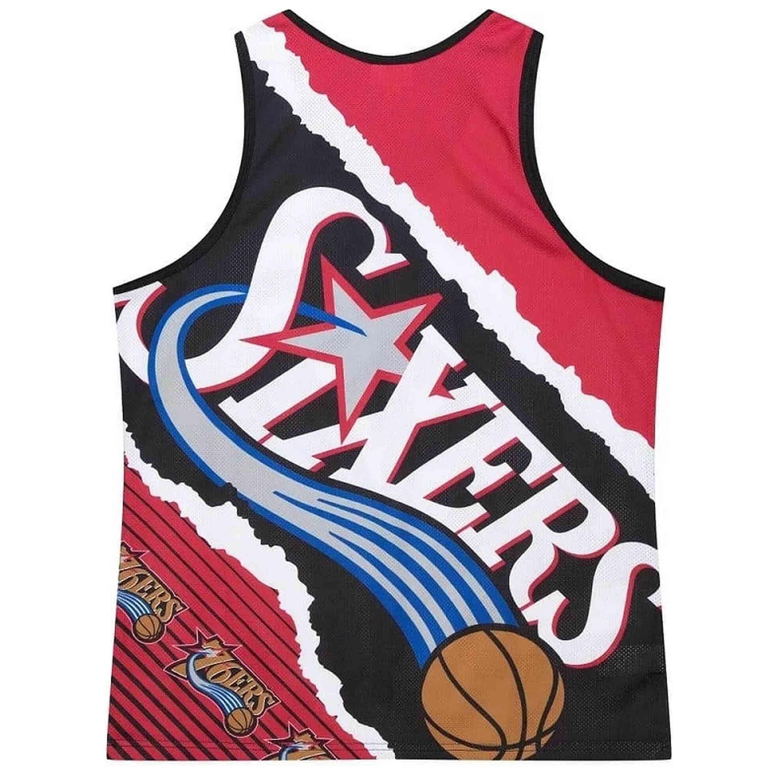 Maillot de basket Mitchell & ness modèle TMTK1232-P76YYPPPBKRD pour homme 2/2