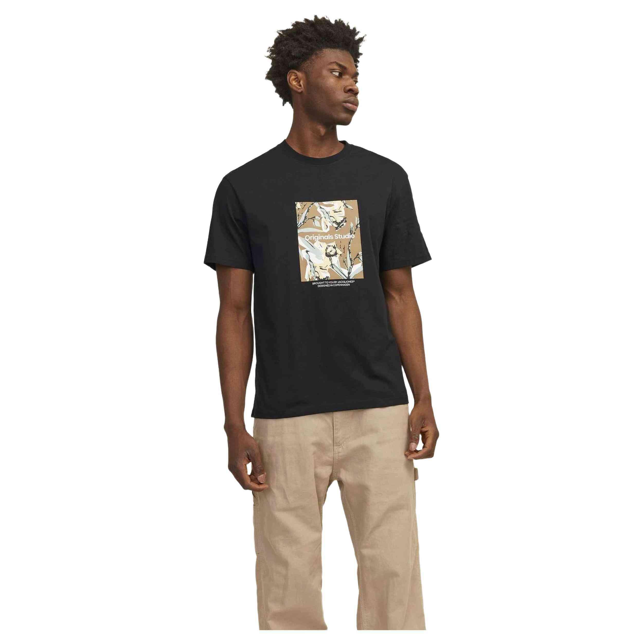 Jack&jones - T-shirt Jack&jones Modèle 12256717-black Pour Homme - T-shirt Manches Courtes - Noir - Decathlon