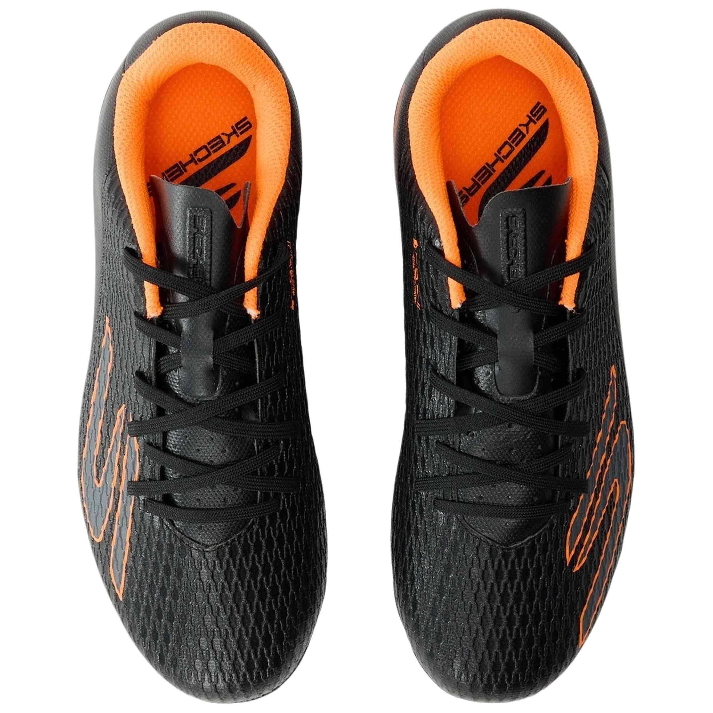 Chuteiras Skechers modelo 252160L-BKOR para crianças unissex 4/5