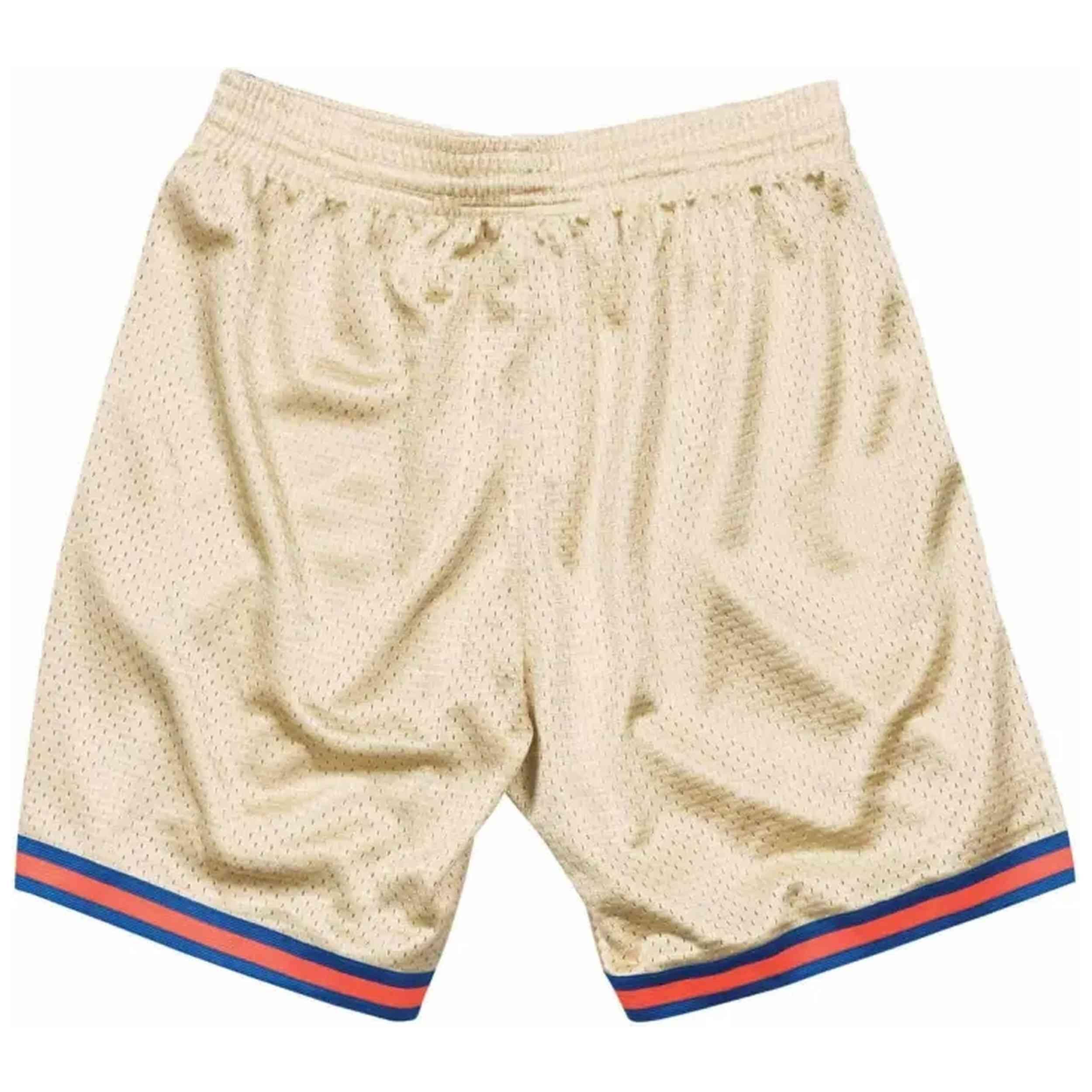 Short Mitchell & ness modèle BA395P-NYK-D-L3Z pour homme 3/3