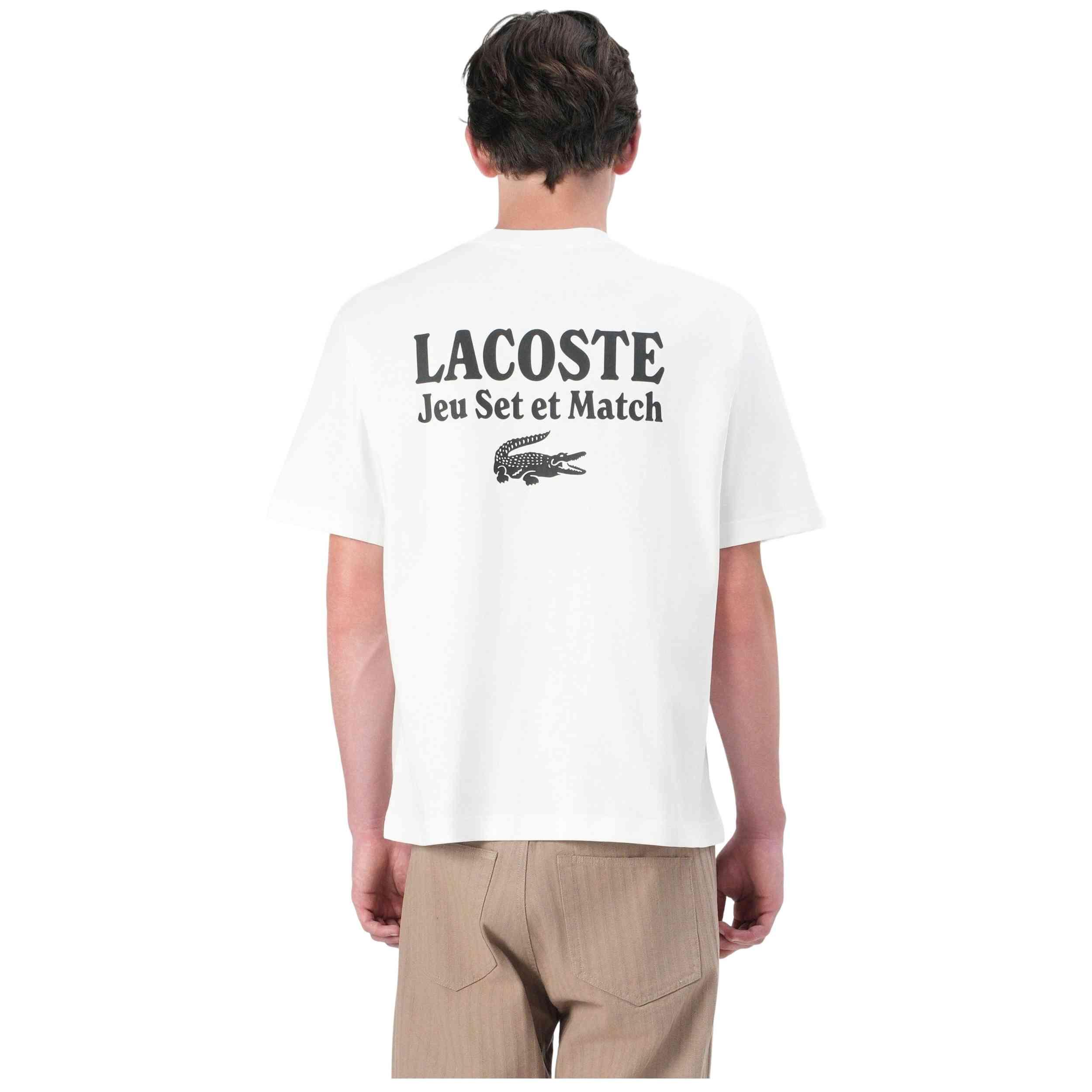 Maglia a maniche corte Lacoste modello TH5950-00-001 per uomini 3/5