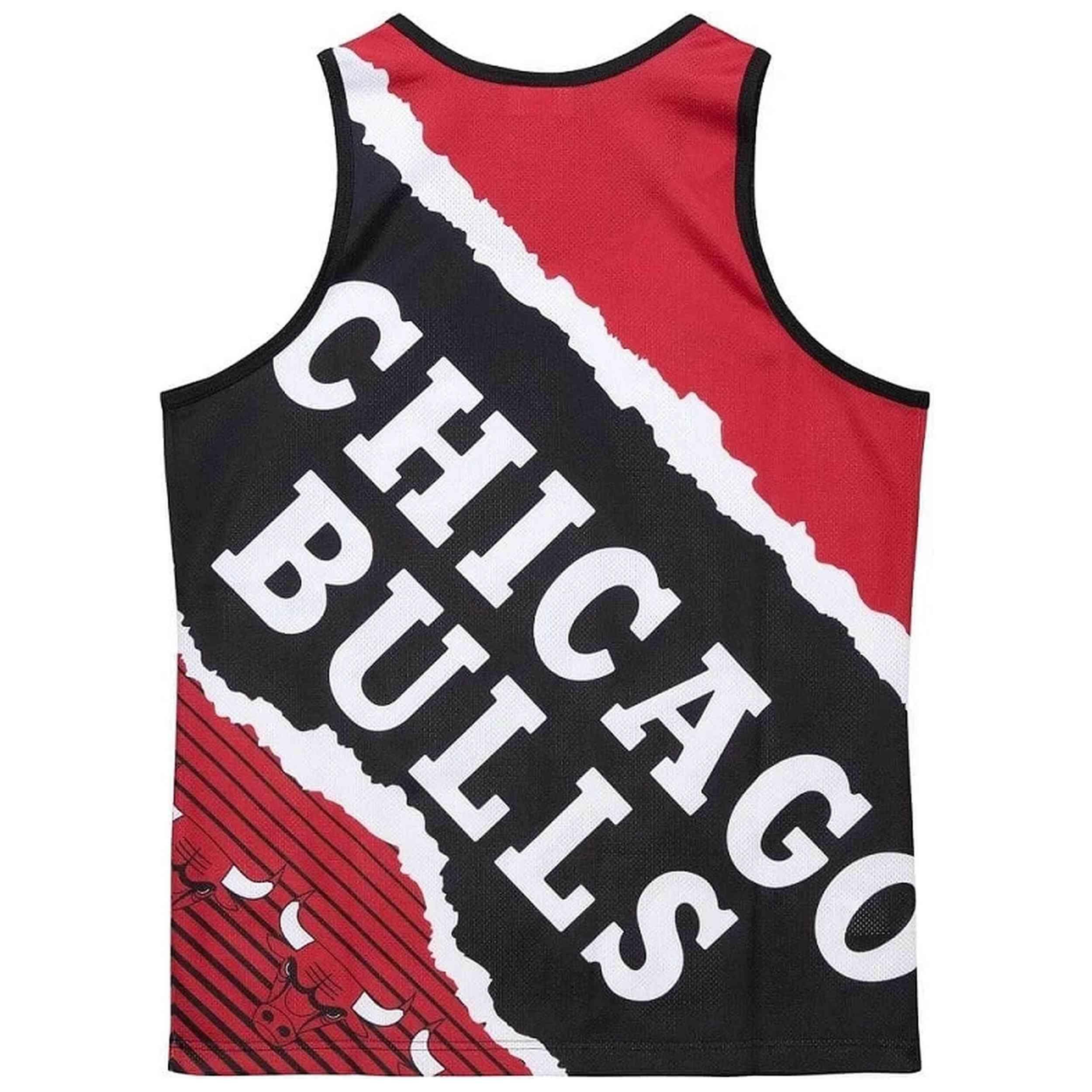Maillot de basket Mitchell & ness modèle TMTK1232-CBUYYPPPBKRD pour homme 2/2