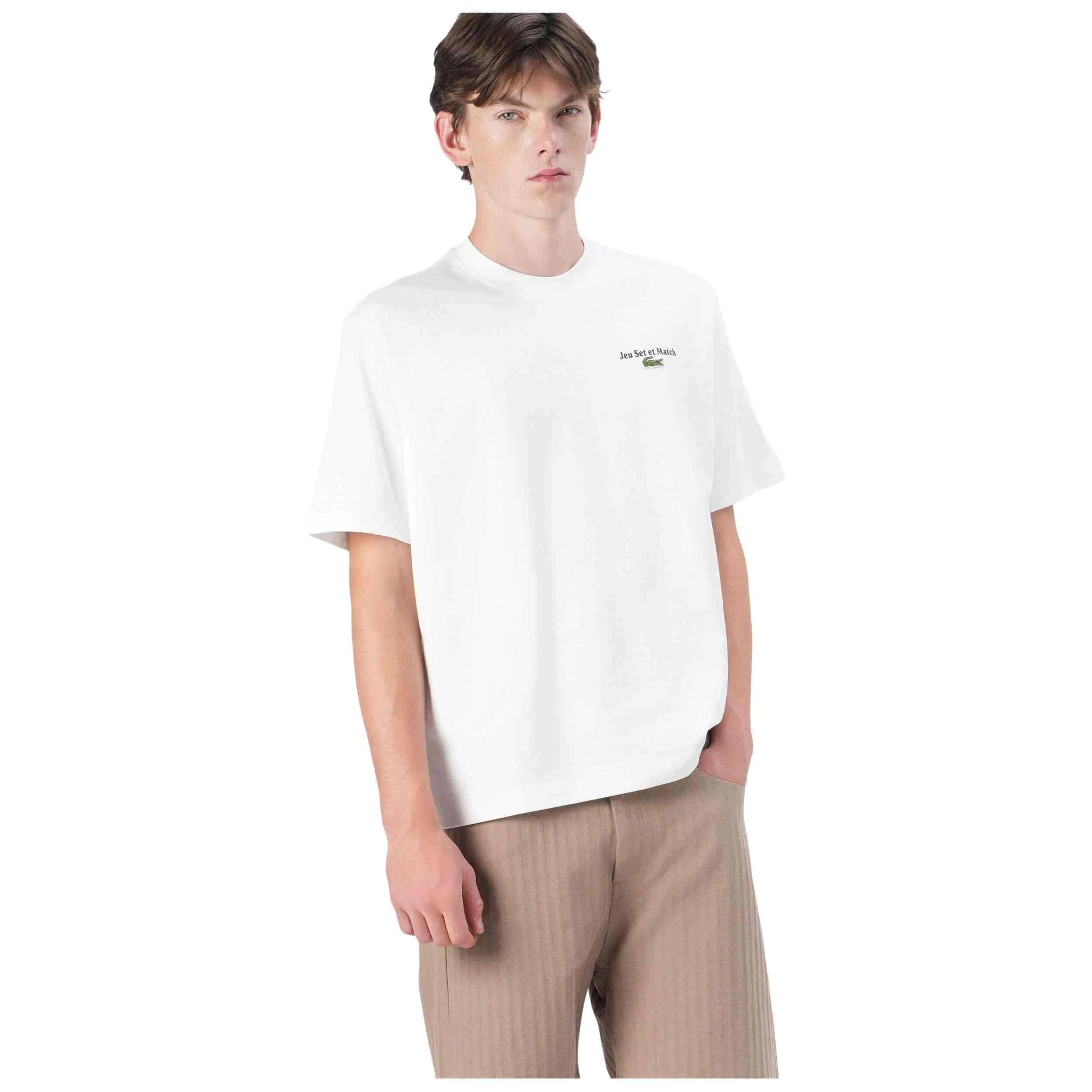 Maglia a maniche corte Lacoste modello TH5950-00-001 per uomini 2/5