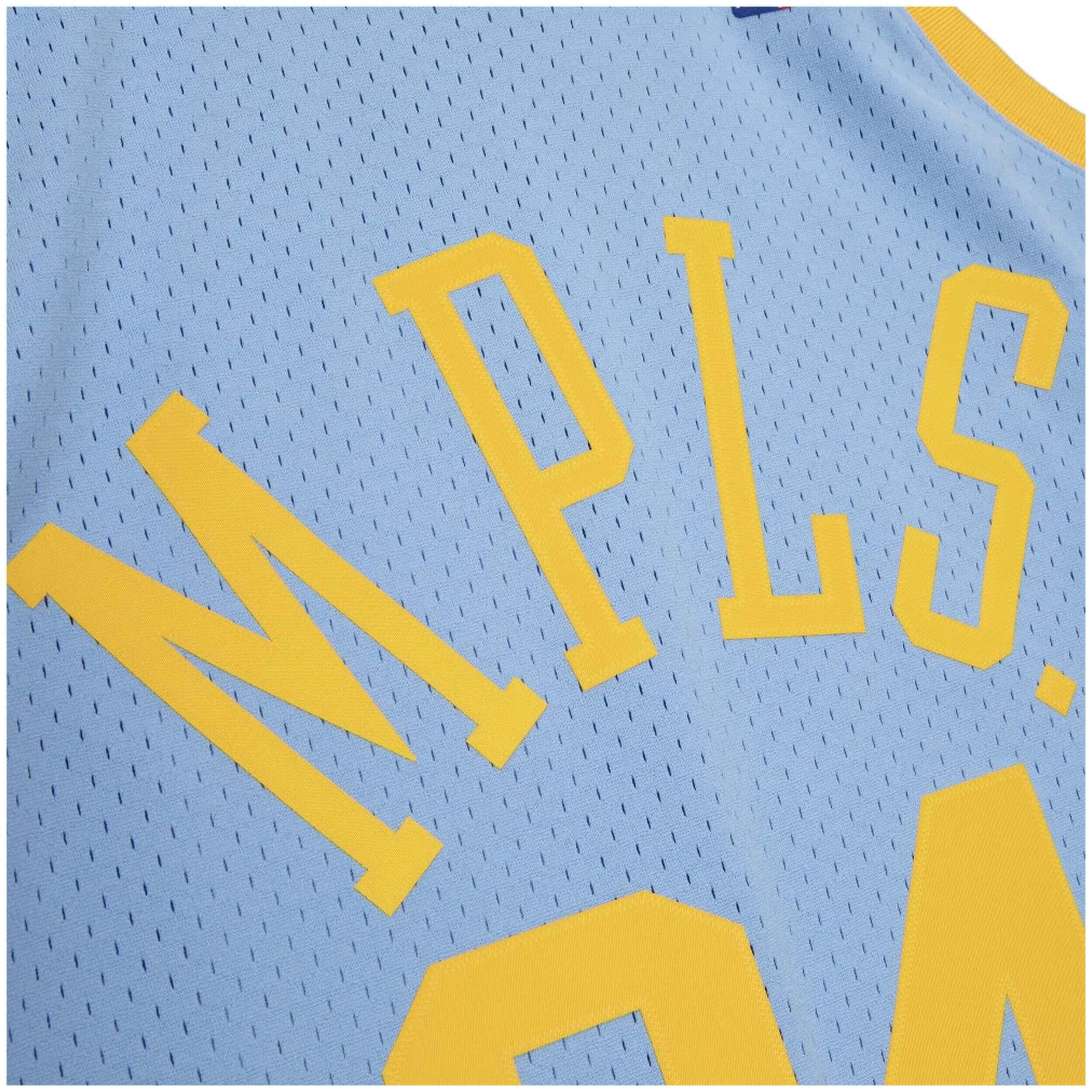 Maillot de basket Mitchell & ness modèle SMJY3176-LAL01SONCLBL pour homme 3/4