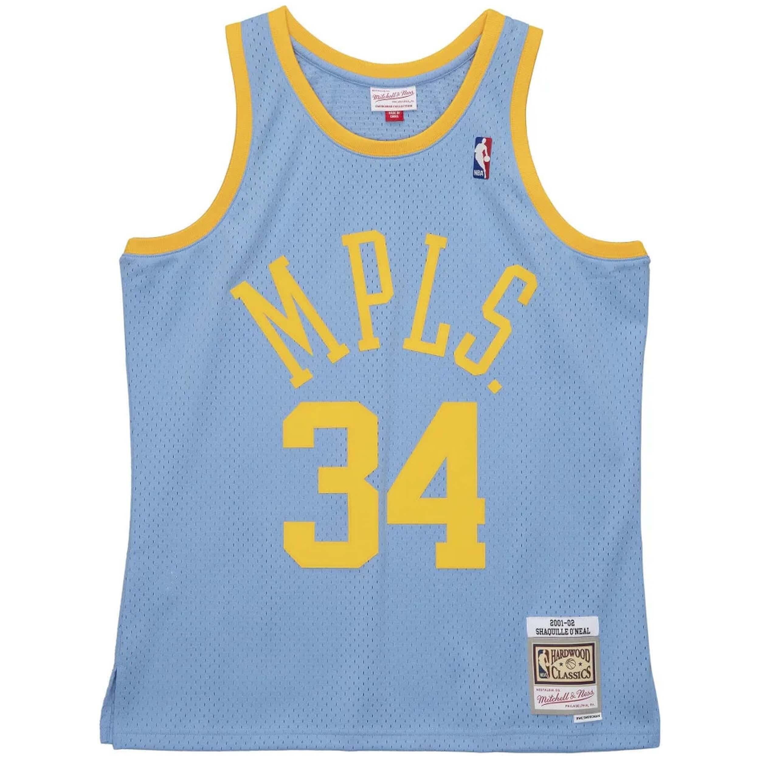 Maillot de basket Mitchell & ness modèle SMJY3176-LAL01SONCLBL pour homme 1/4