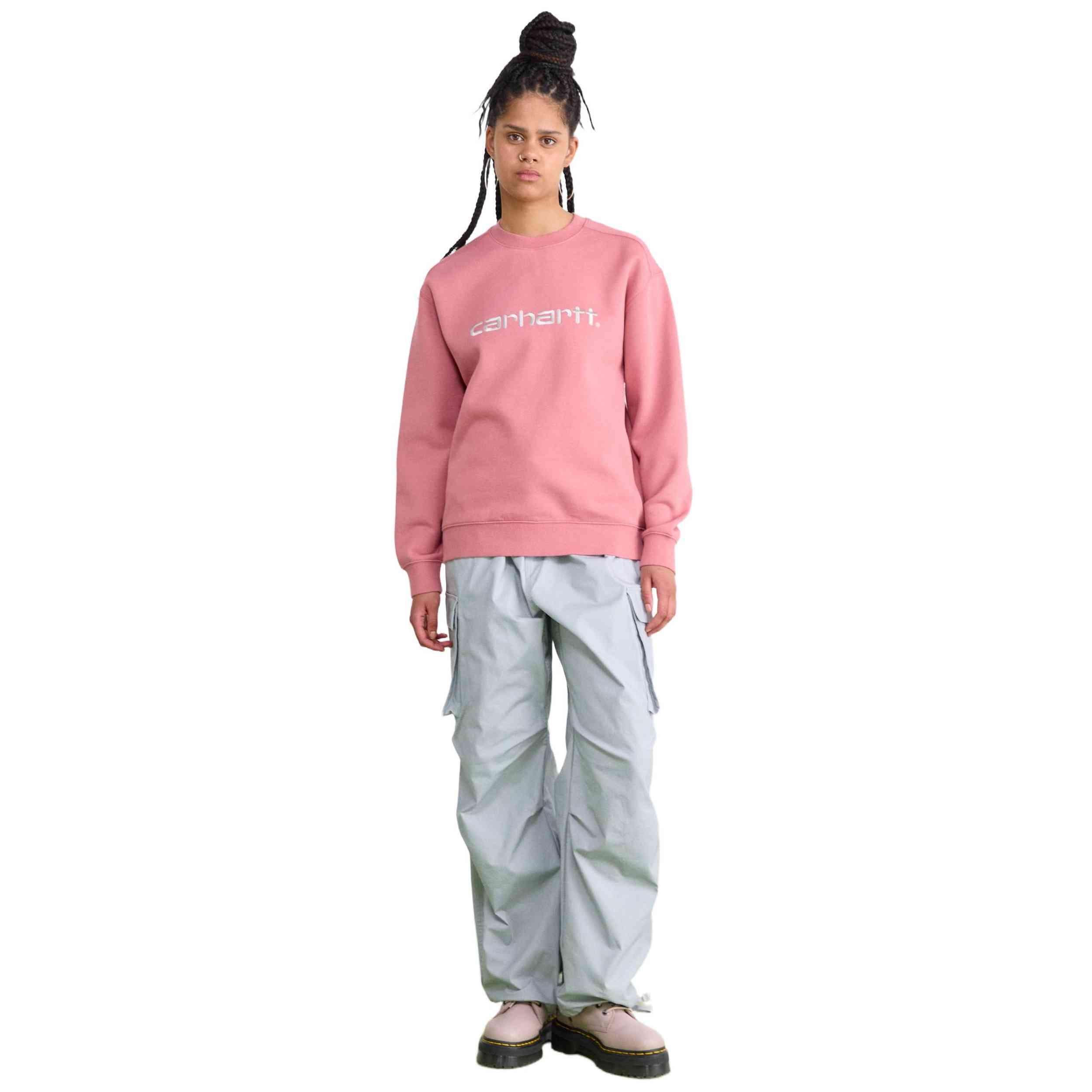 Sweat Carhartt wip modèle I033647-ROSE pour femmes 2/5