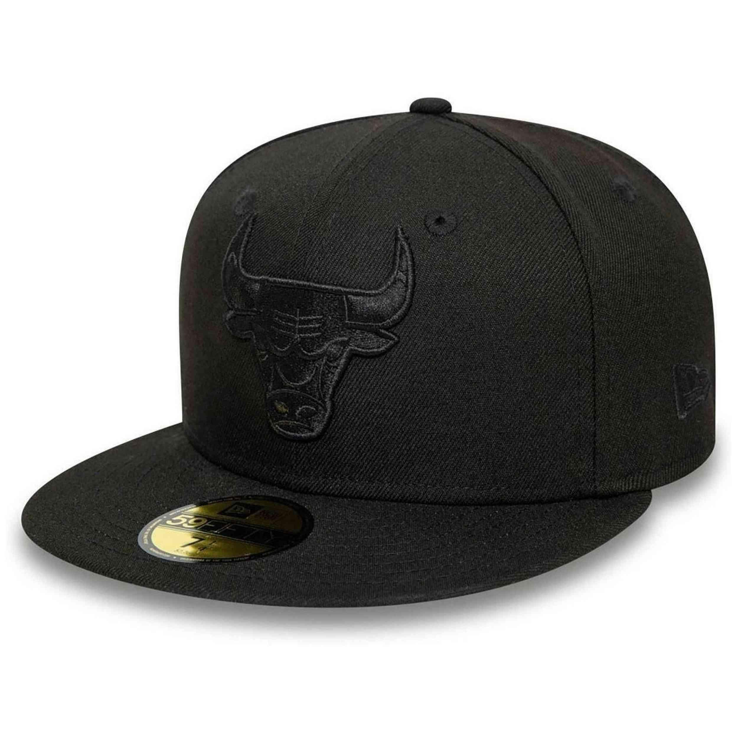 New Era - Casquette New Era Modèle Chicago Bulls Nba 59fifty Pour Unisexe - Chapka - Noir - Decathlon