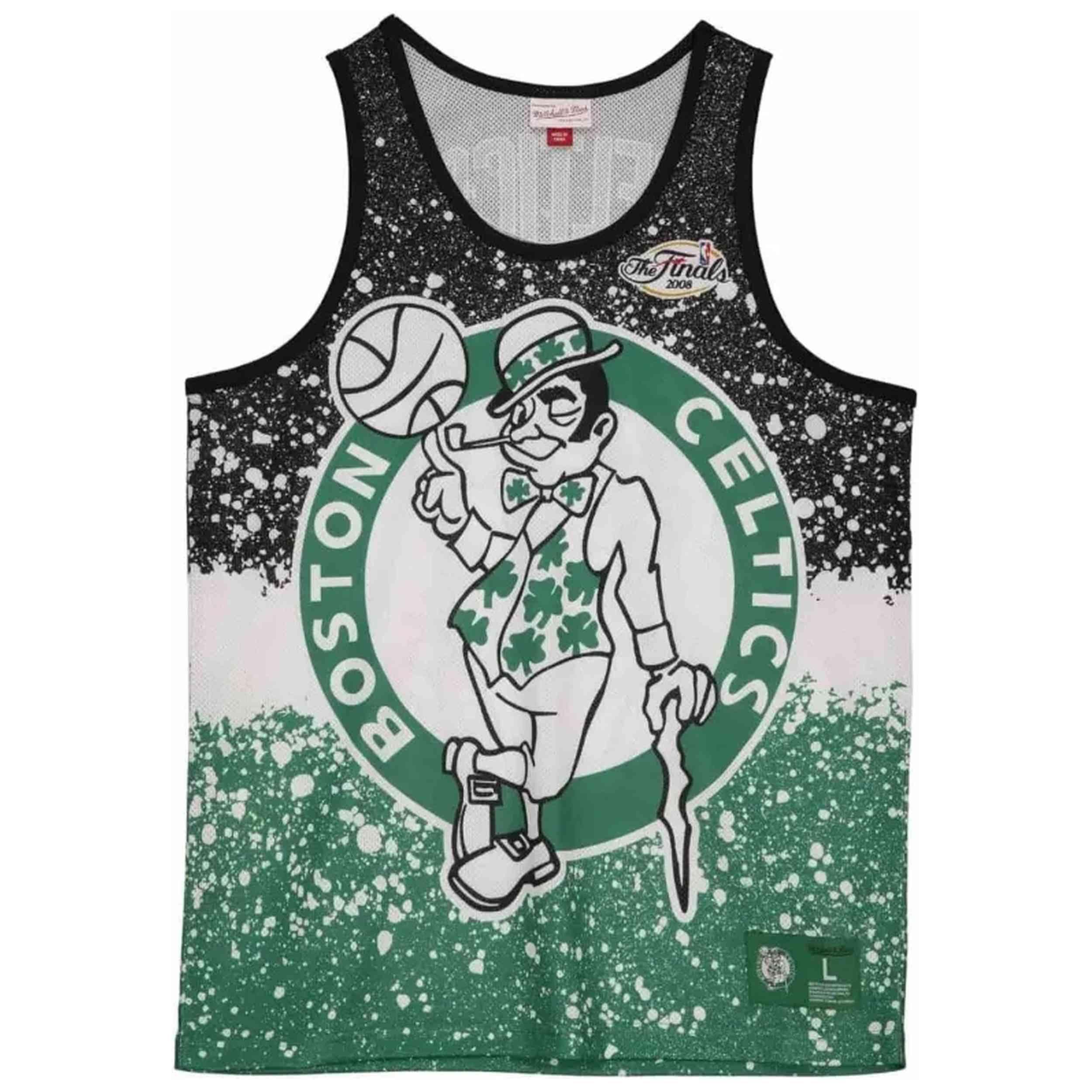 Maillot de basket Mitchell & ness modèle MSTKAJ19070-BCEKYGN pour homme 1/2