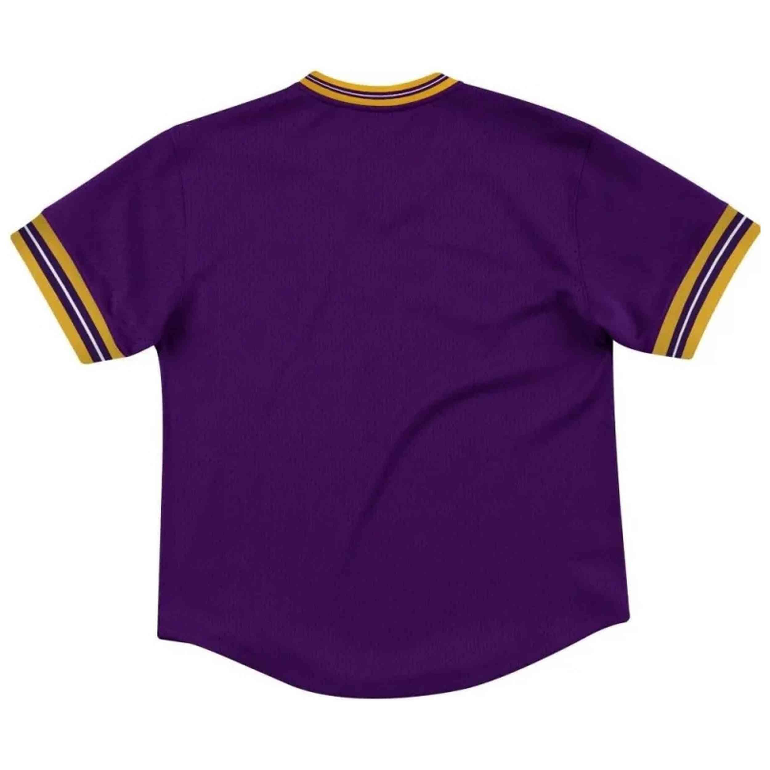Maglia a maniche corte Mitchell & ness modello TMVN1036-LALYYPPPPURP per uomini 2/2