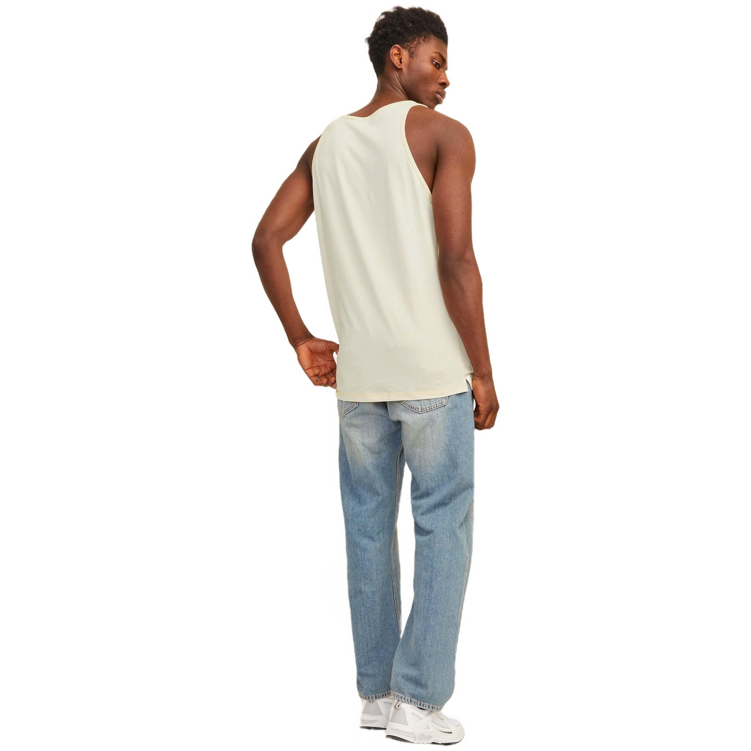 Camiseta regata Jack&jones modelo 12255383-BUTTERCREAM para homem 2/5