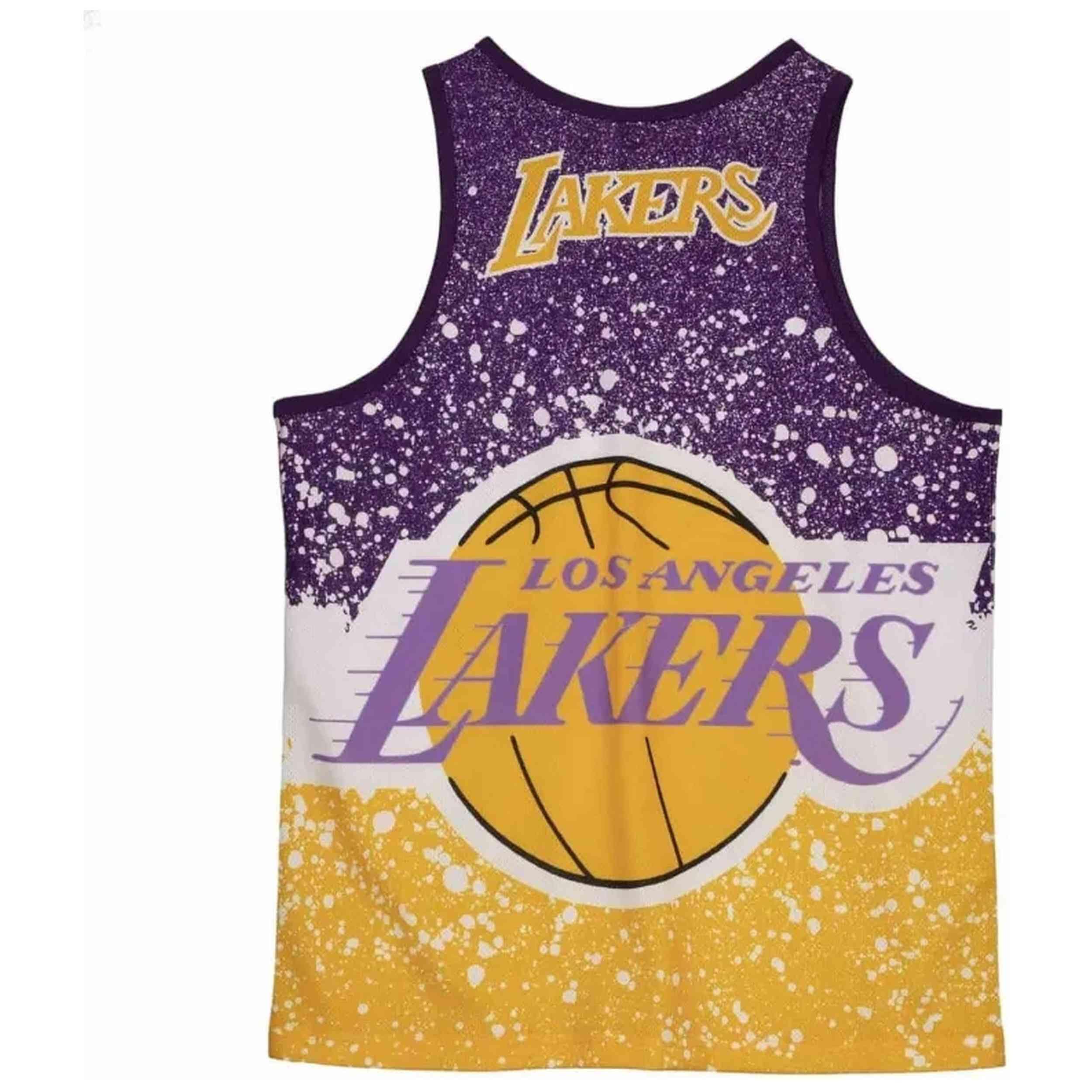Maillot de basket Mitchell & ness modèle MSTKAJ19070-LALLTGD pour homme 2/4