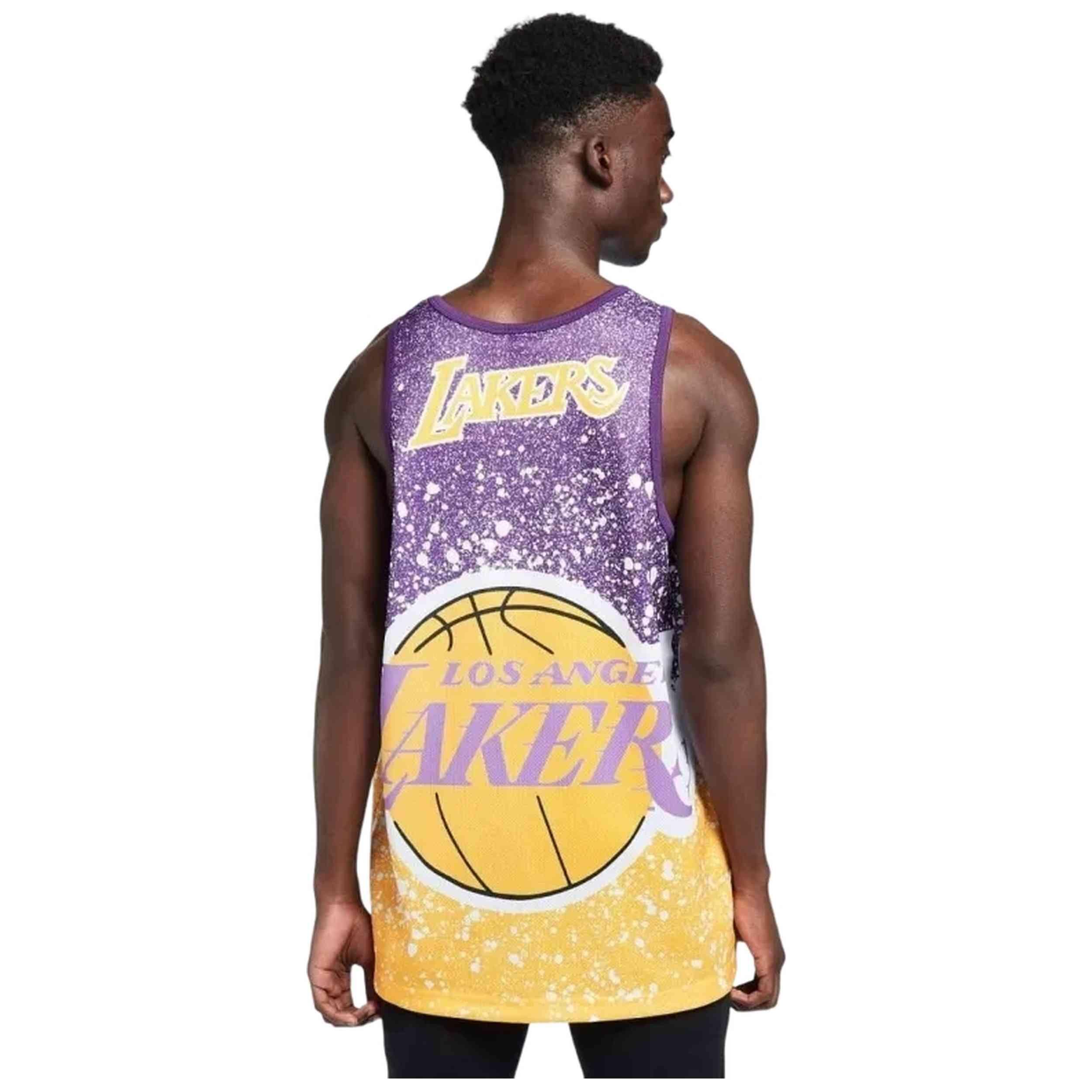 Maillot de basket Mitchell & ness modèle MSTKAJ19070-LALLTGD pour homme 4/4