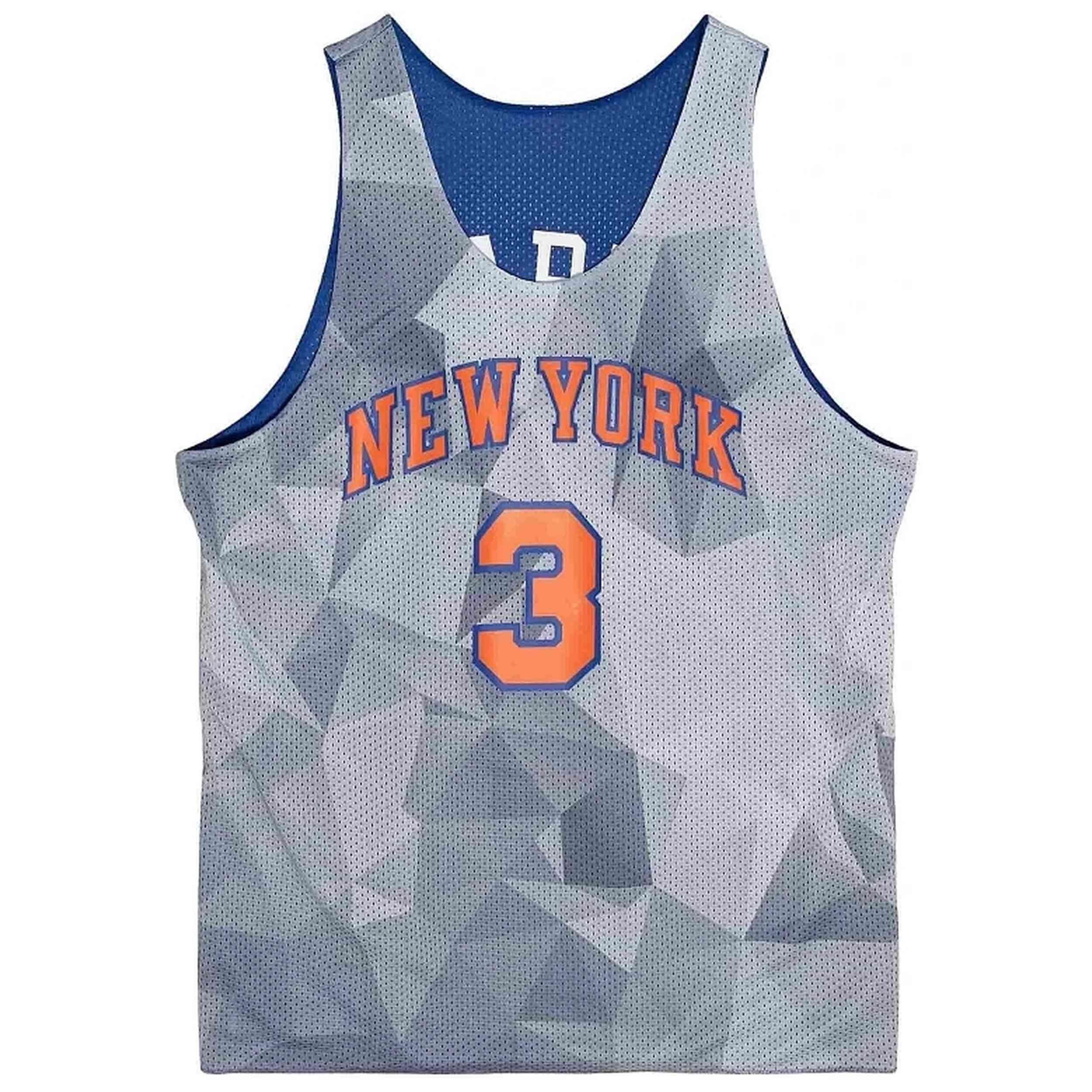 Maillot de basket Mitchell & ness modèle TMTK3208-NYKYYJSRROYA pour unisexe 3/4