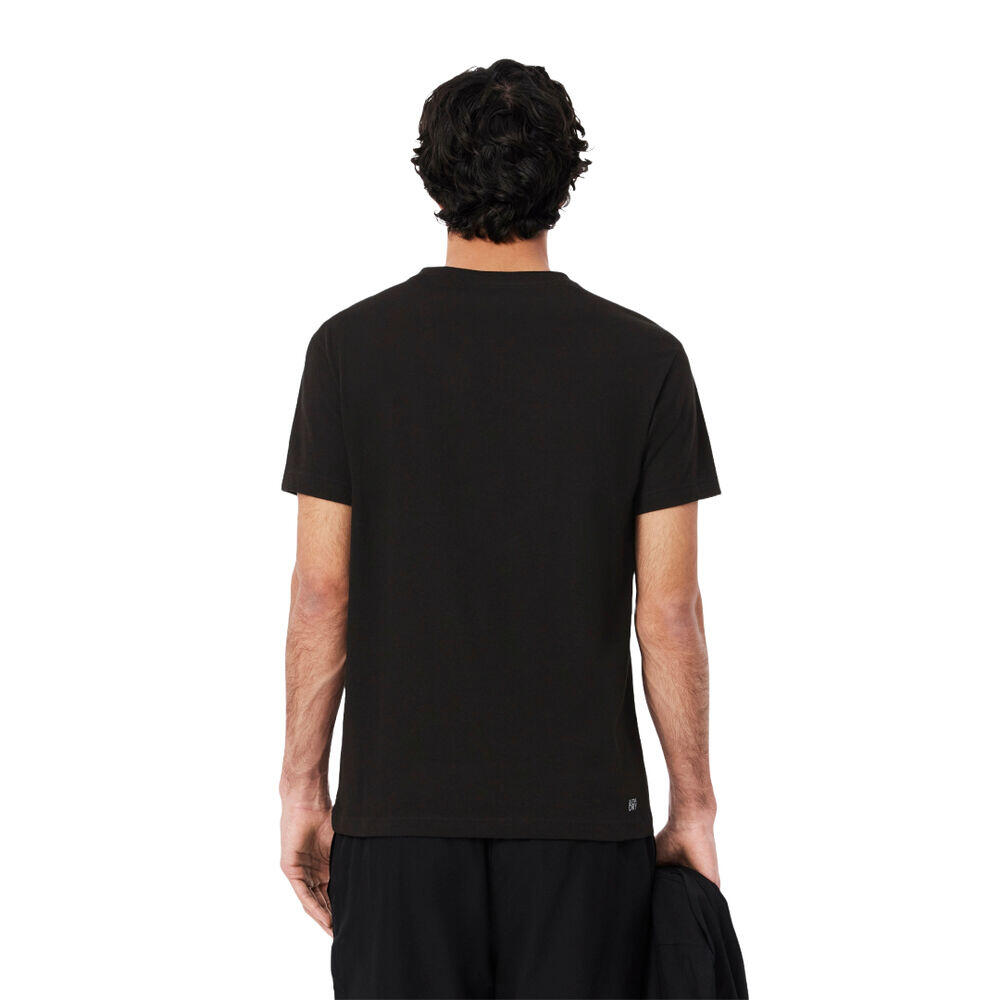 Kurzarmshirt Lacoste Modell Big Logo für männer 4/5