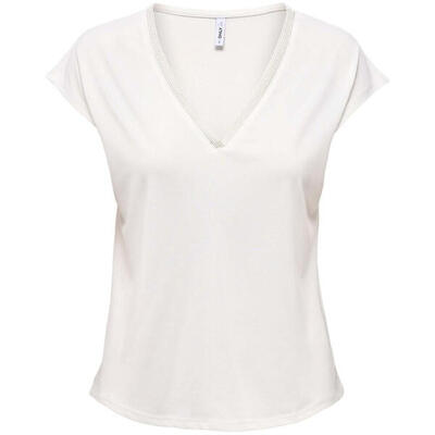 T-shirt met korte mouwen only model 15285624-cloud voor vrouwen