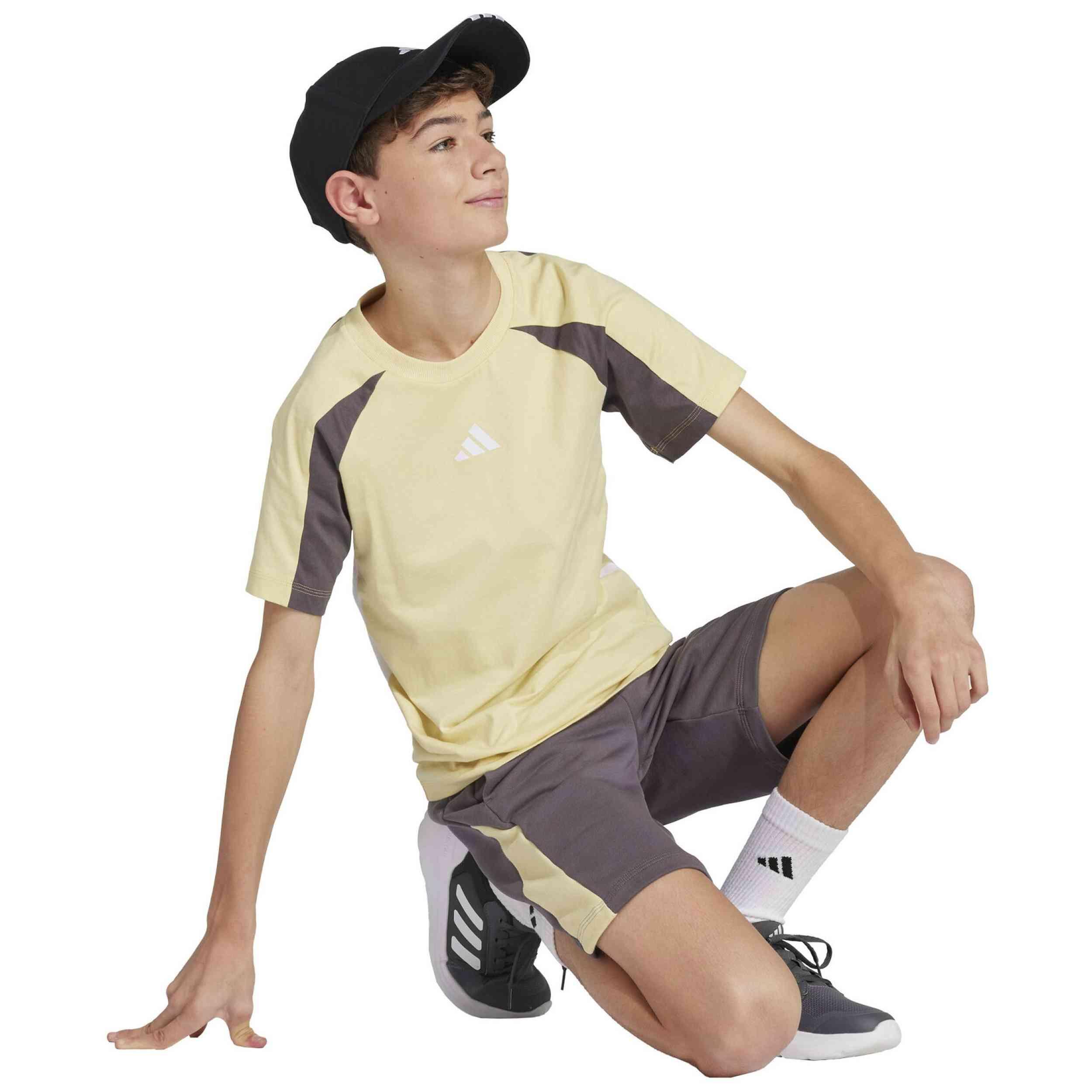 T-shirt met korte mouwen Adidas model JC9308 voor unisex jongens 4/5