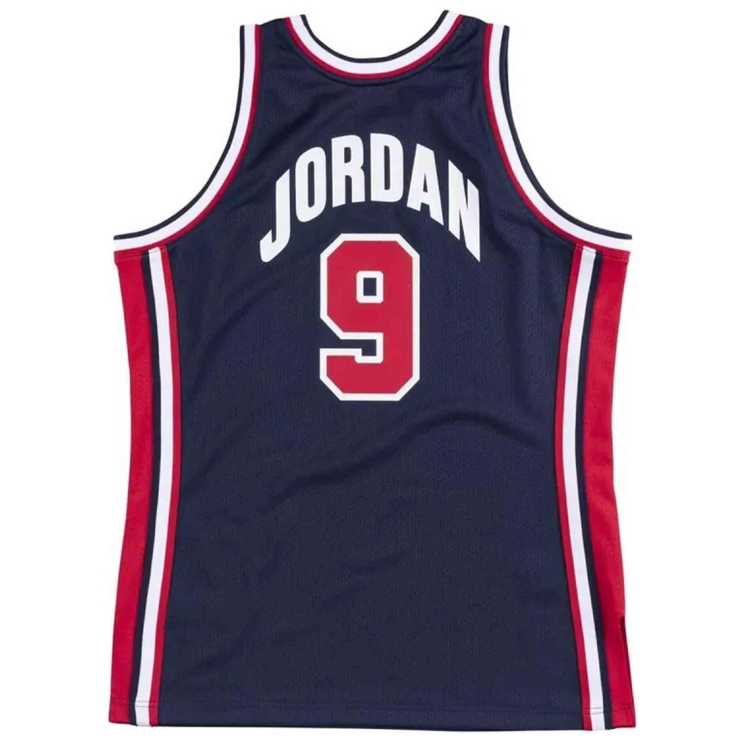 Camisa de basquete Mitchell & ness modelo AJY4GS18414-USANAVY92MJO para homem 2/4