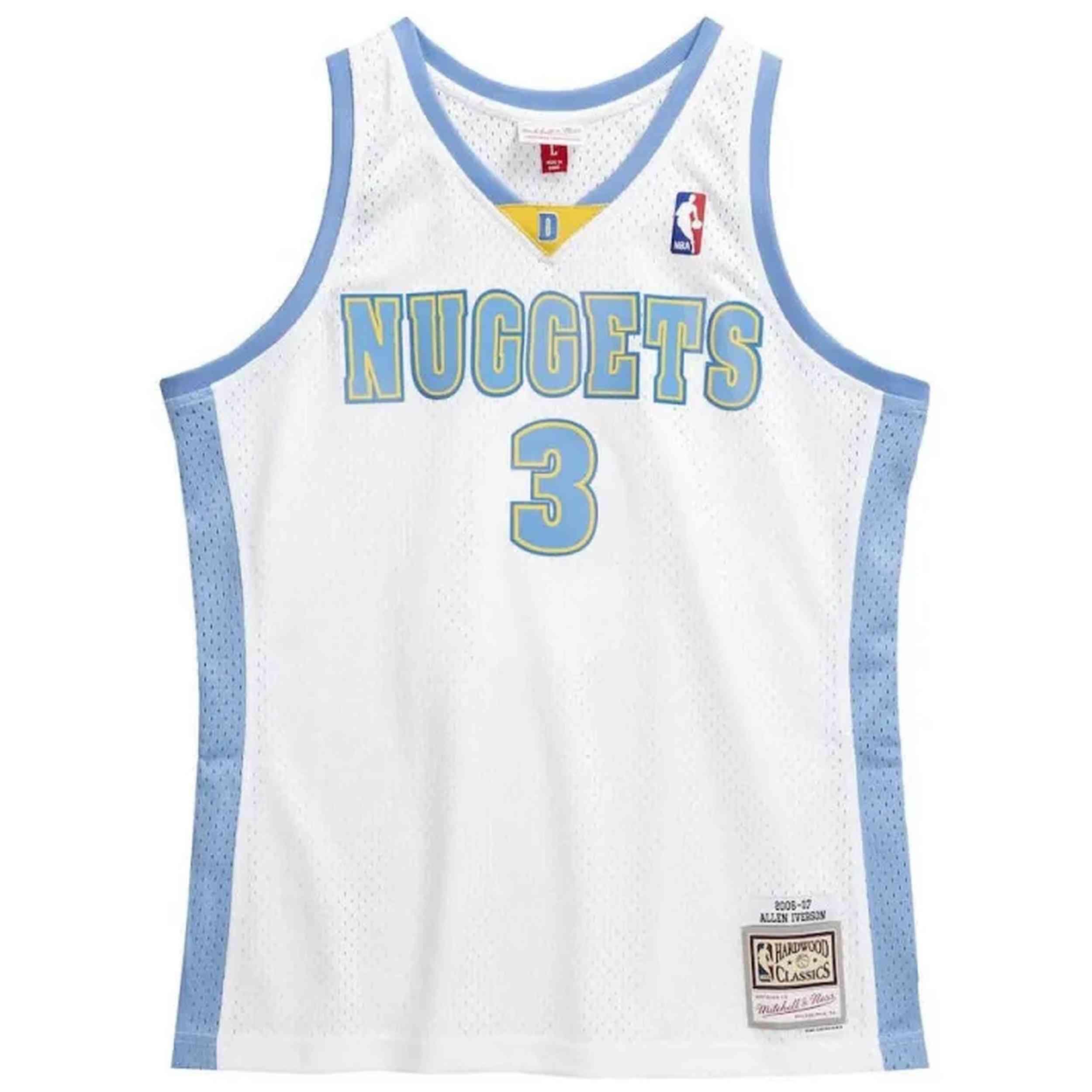 Camiseta de baloncesto Mitchell & ness modelo SMJYAC19169-DNUWHIT06A para hombre 5/5