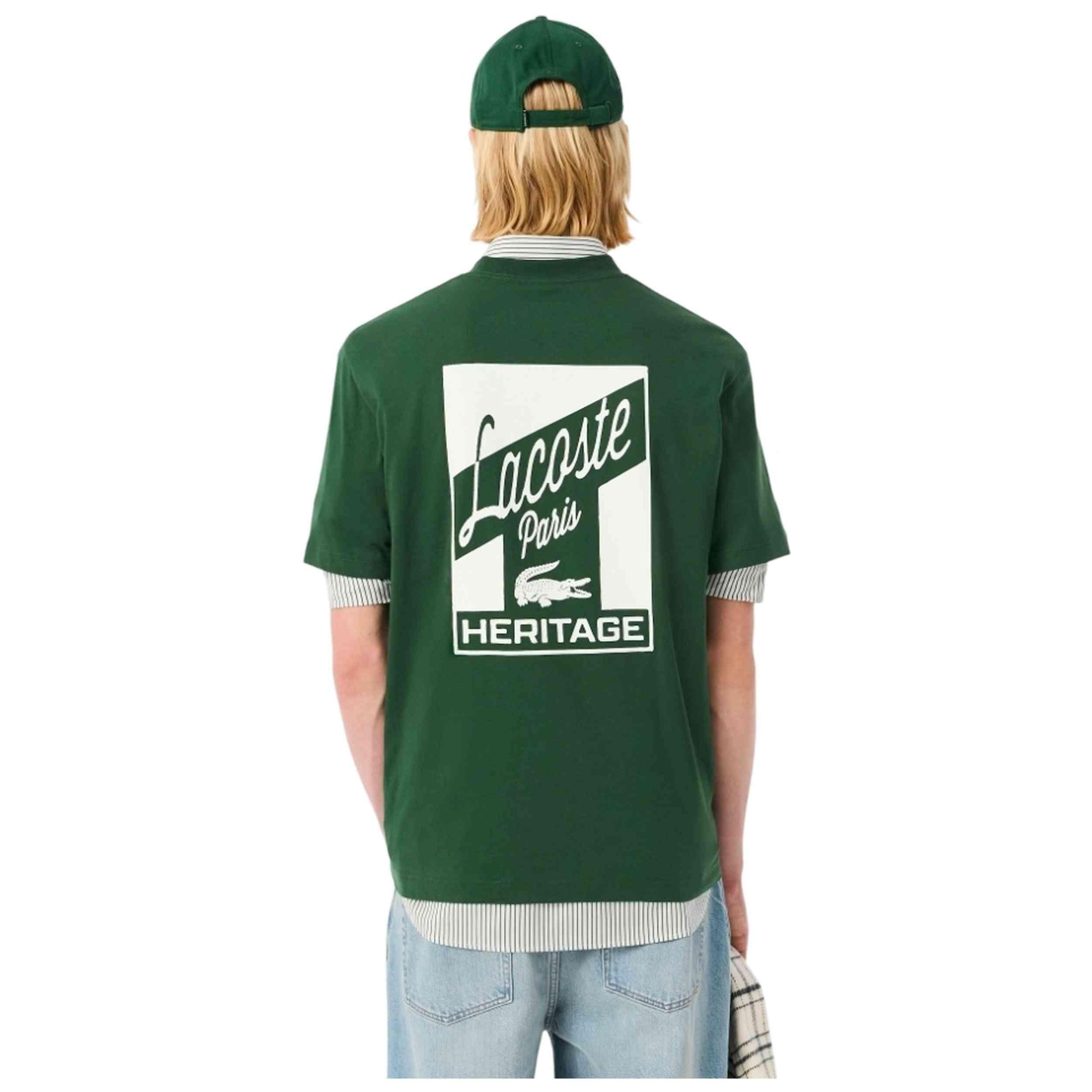 Maglia a maniche corte Lacoste modello TH5948-00-132 per uomini 2/4