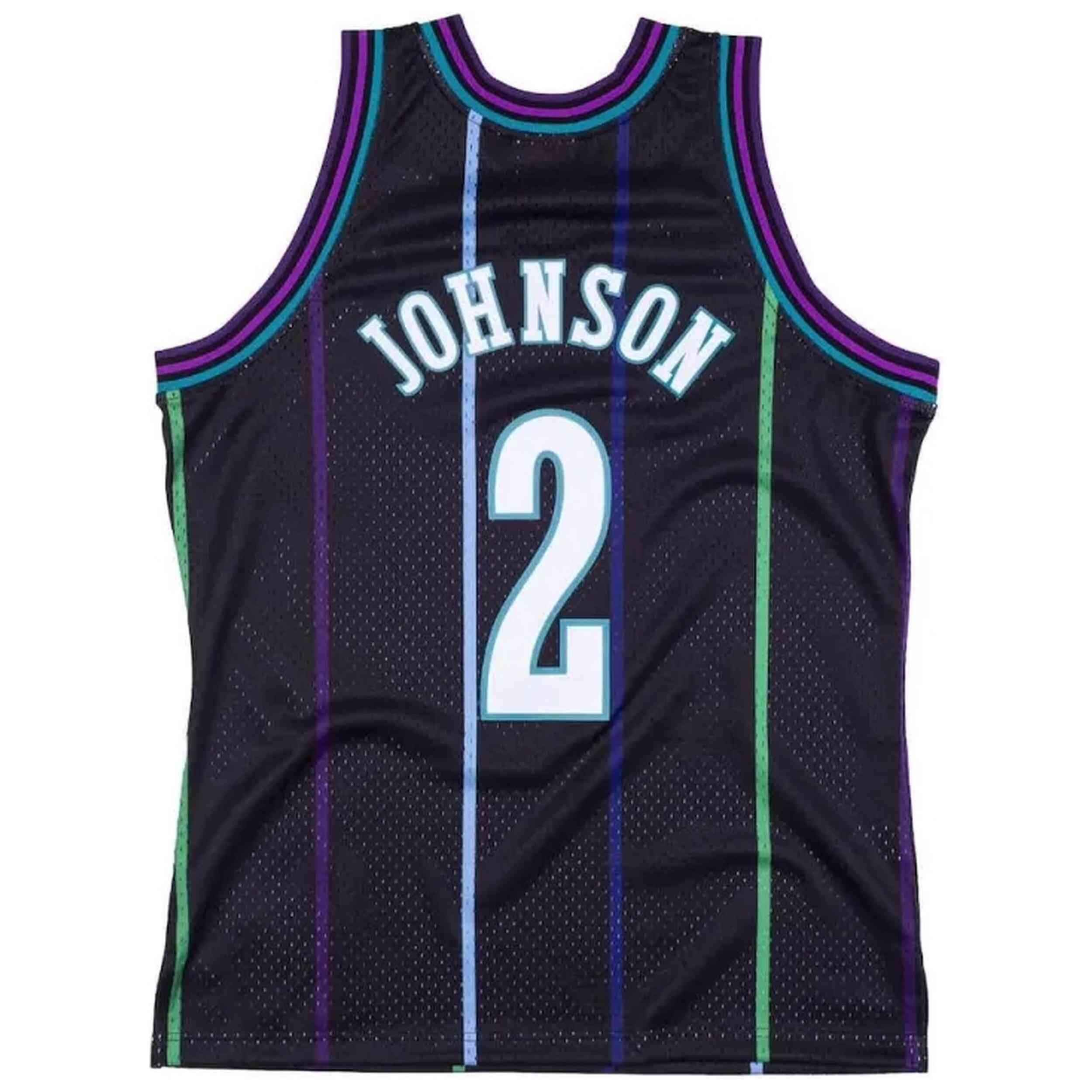 Maillot de basket Mitchell & ness modèle SMJYCP19277-CHOBLCK92LJO pour homme 2/2
