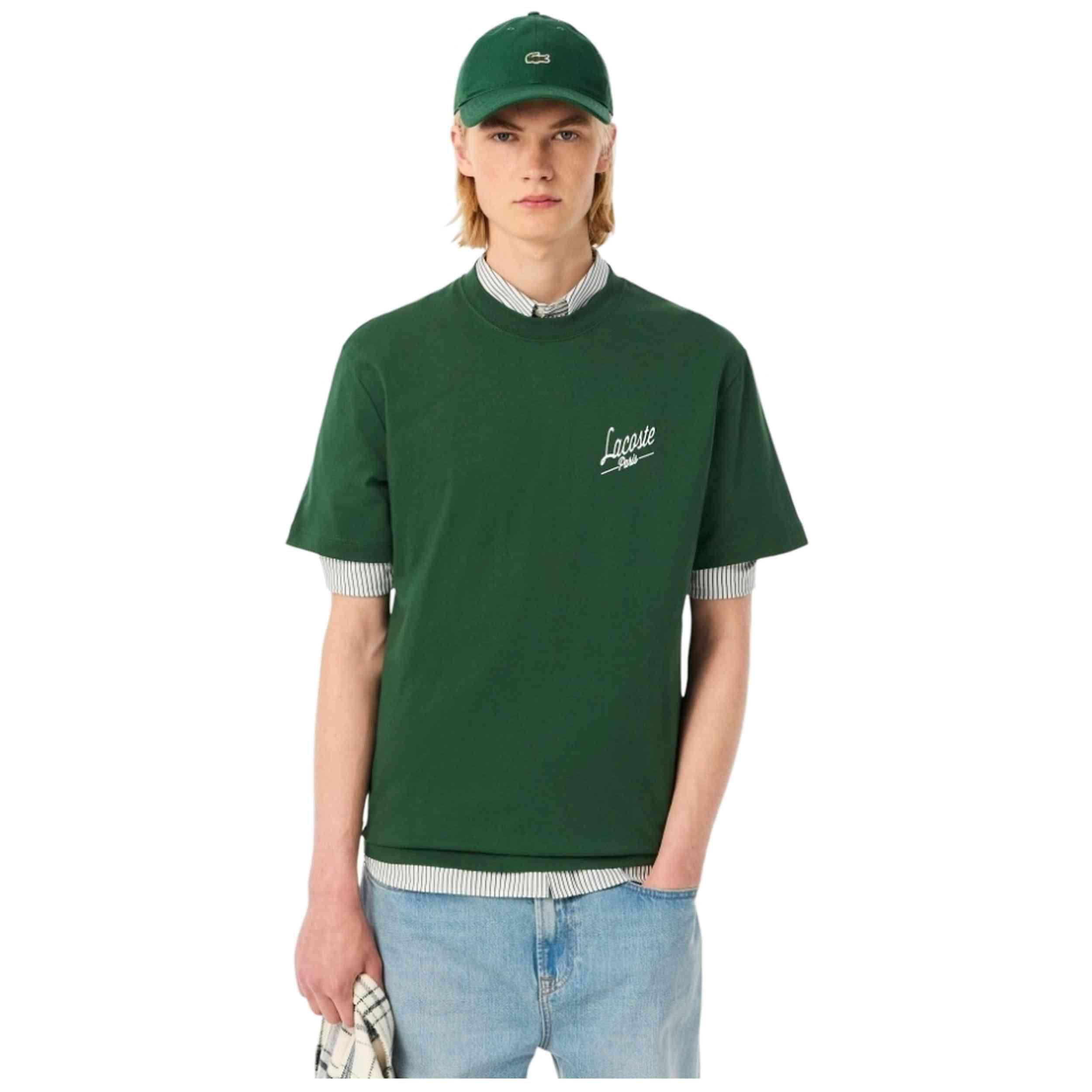 Maglia a maniche corte Lacoste modello TH5948-00-132 per uomini 4/4