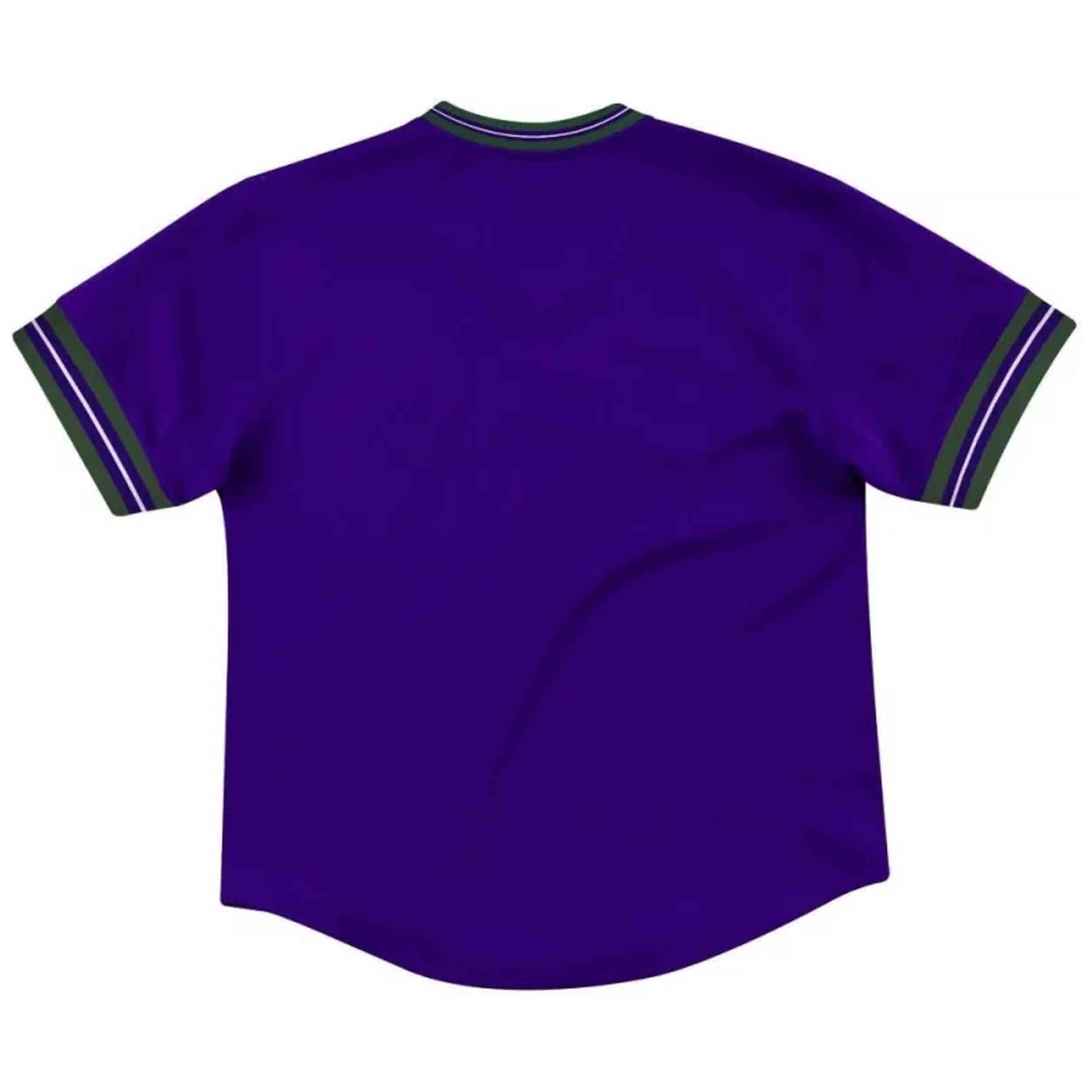 Maglia a maniche corte Mitchell & ness modello TMVN1036-MBUYYPPPPURP per uomini 2/2