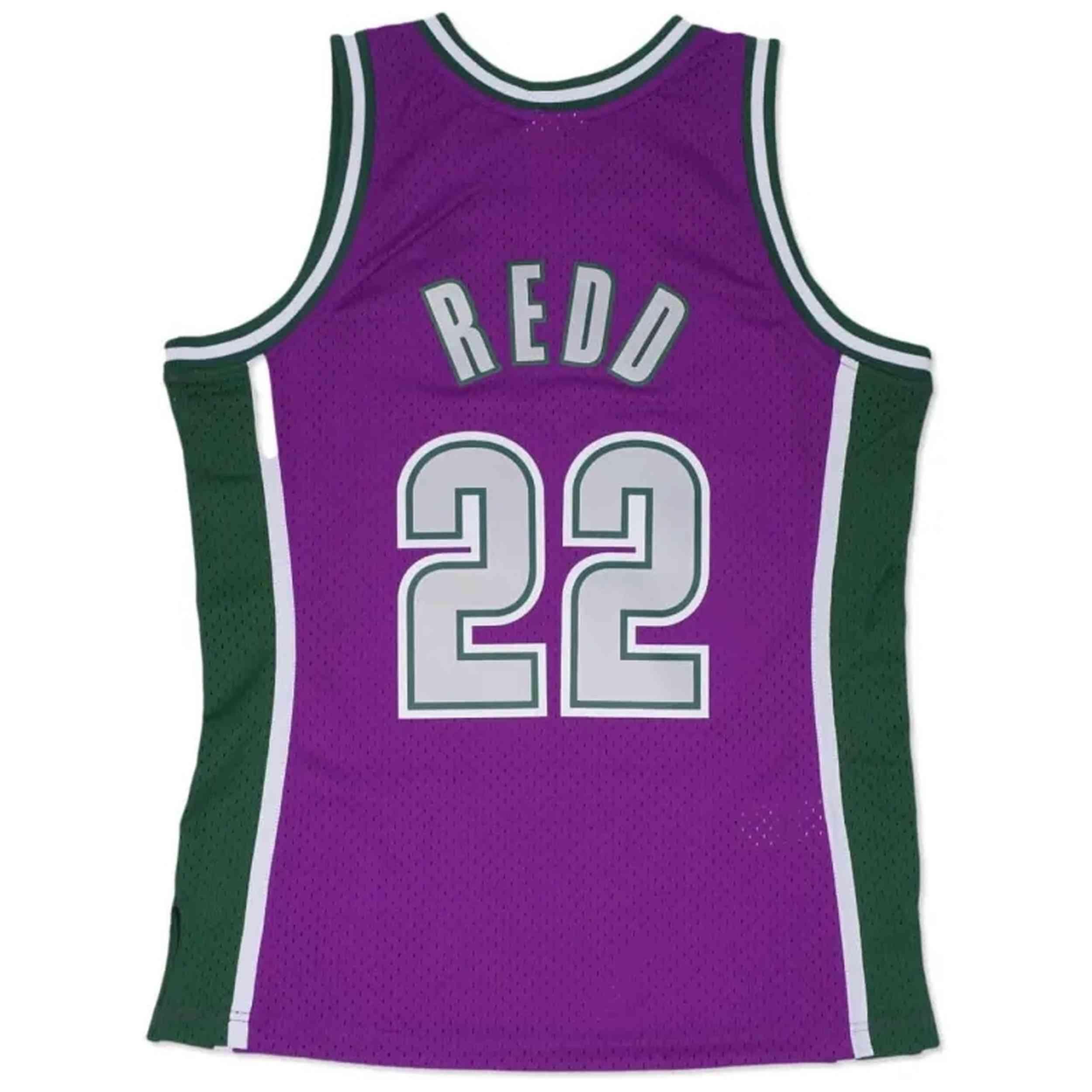 Maillot de basket Mitchell & ness modèle SMJY1191-MBU01MRDBUPR pour homme 2/4