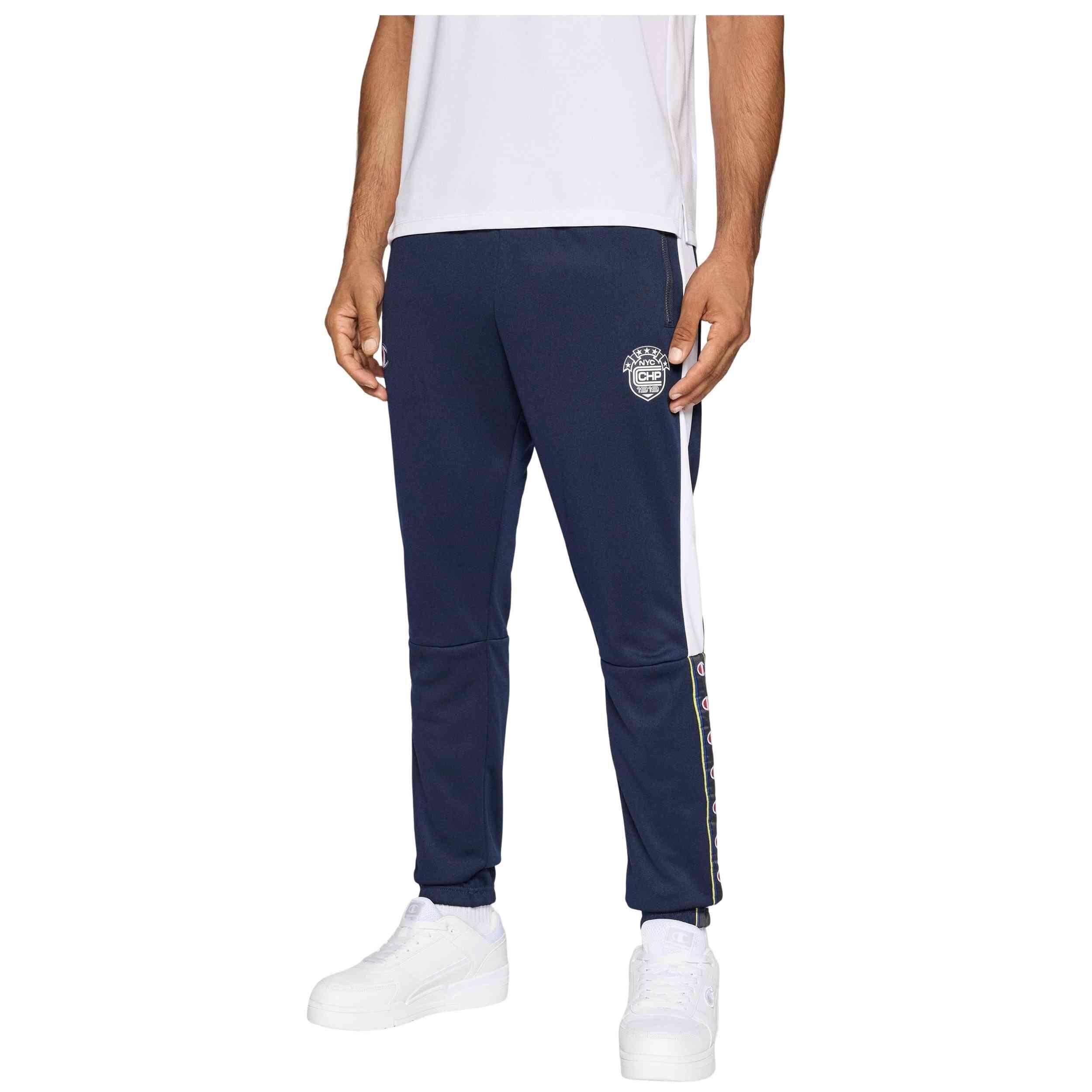 Champion - Pantalon De Survêtement Champion Modèle 221931bs568 Pour Homme - Survêtement - Bleu - Grand - Decathlon
