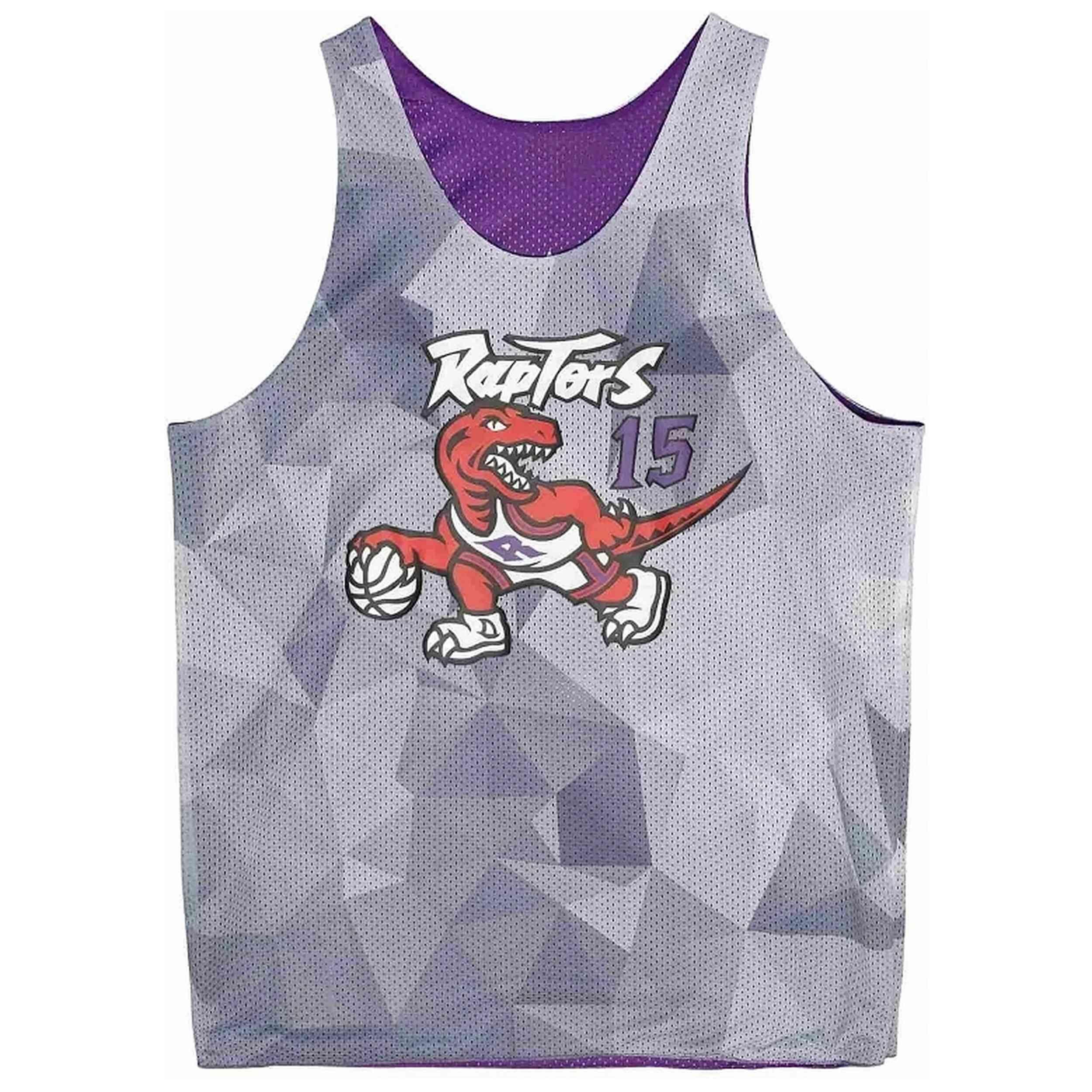 Camiseta de baloncesto Mitchell & ness modelo TMTK3208-TRAYYVCAPURP para hombre 3/5