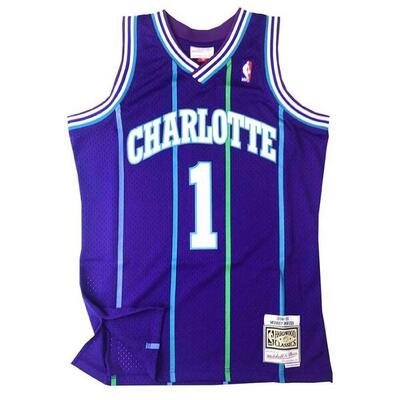 Basketbalshirt mitchell & ness model smjyac18007-chopurp94mbo voor mannen