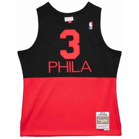 Maillot de basket Mitchell & ness modèle SMJYGS20112-P76BKRD03AIV pour homme