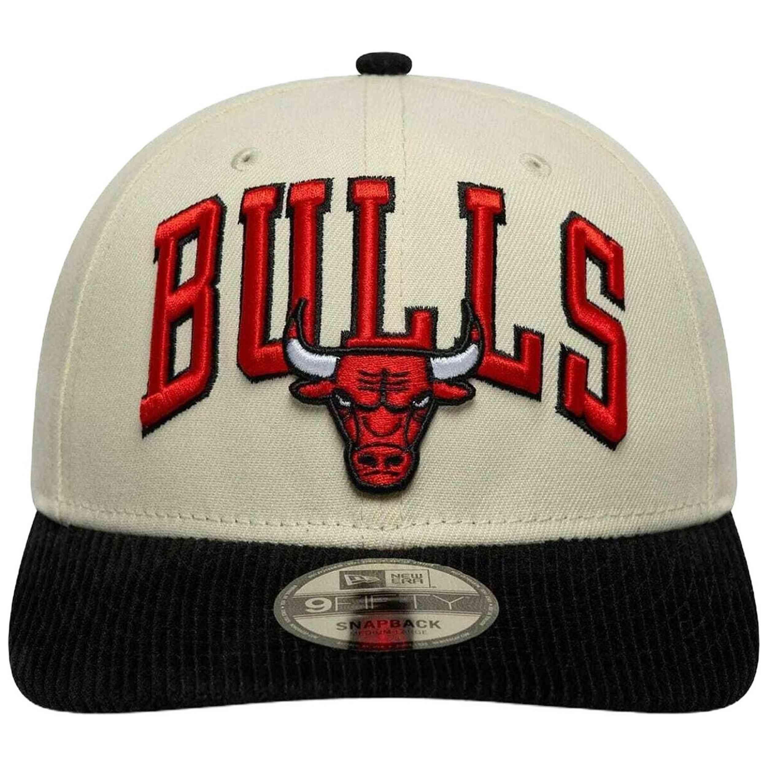 Casquette New era modèle Chicago Bulls NBA Cord Visor 9FIFTY Snapback pour homme 3/3