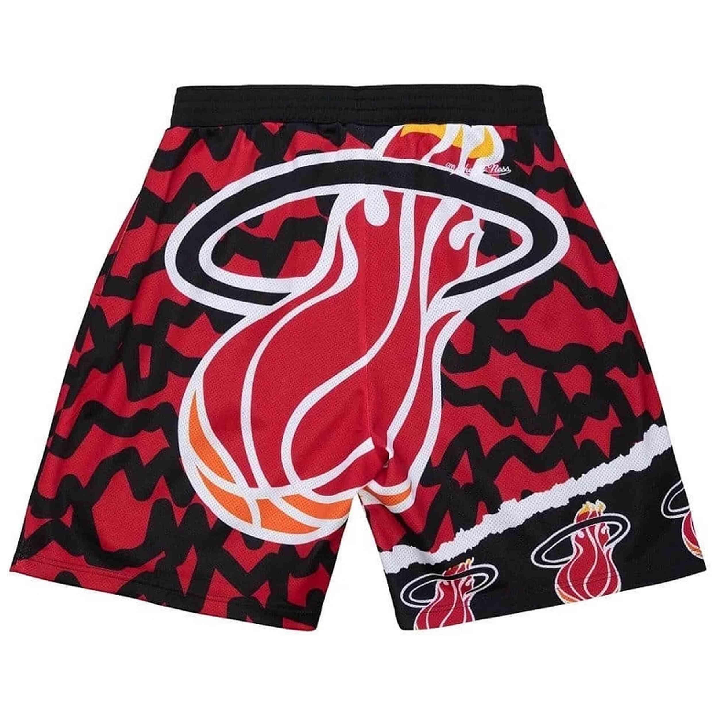 Pantaloncini Mitchell & ness modello PSHR1220-MHEYYPPPBKRD per uomini 2/2
