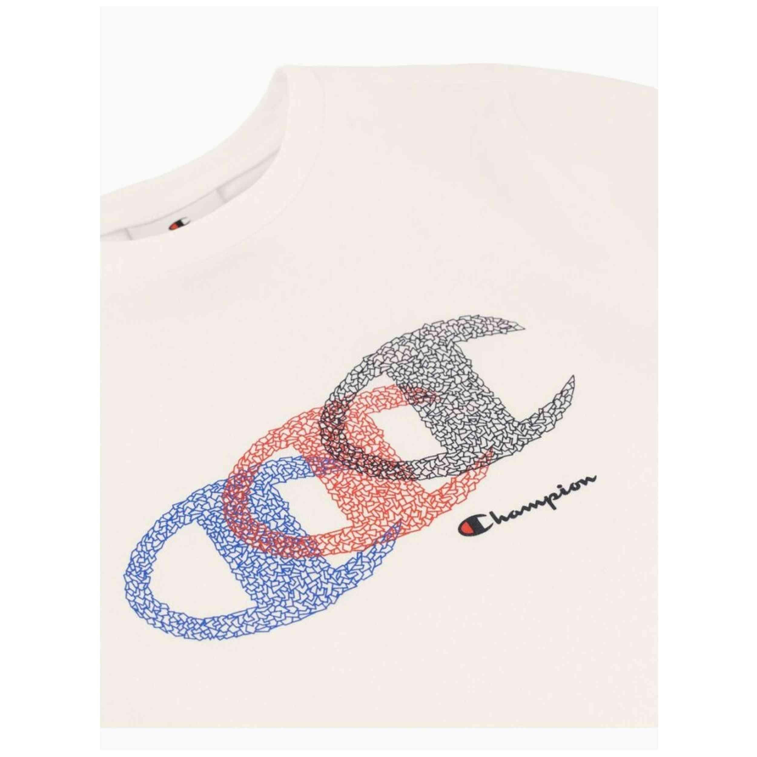 T-shirt Champion modèle 306989-WW001 pour enfants 2/2
