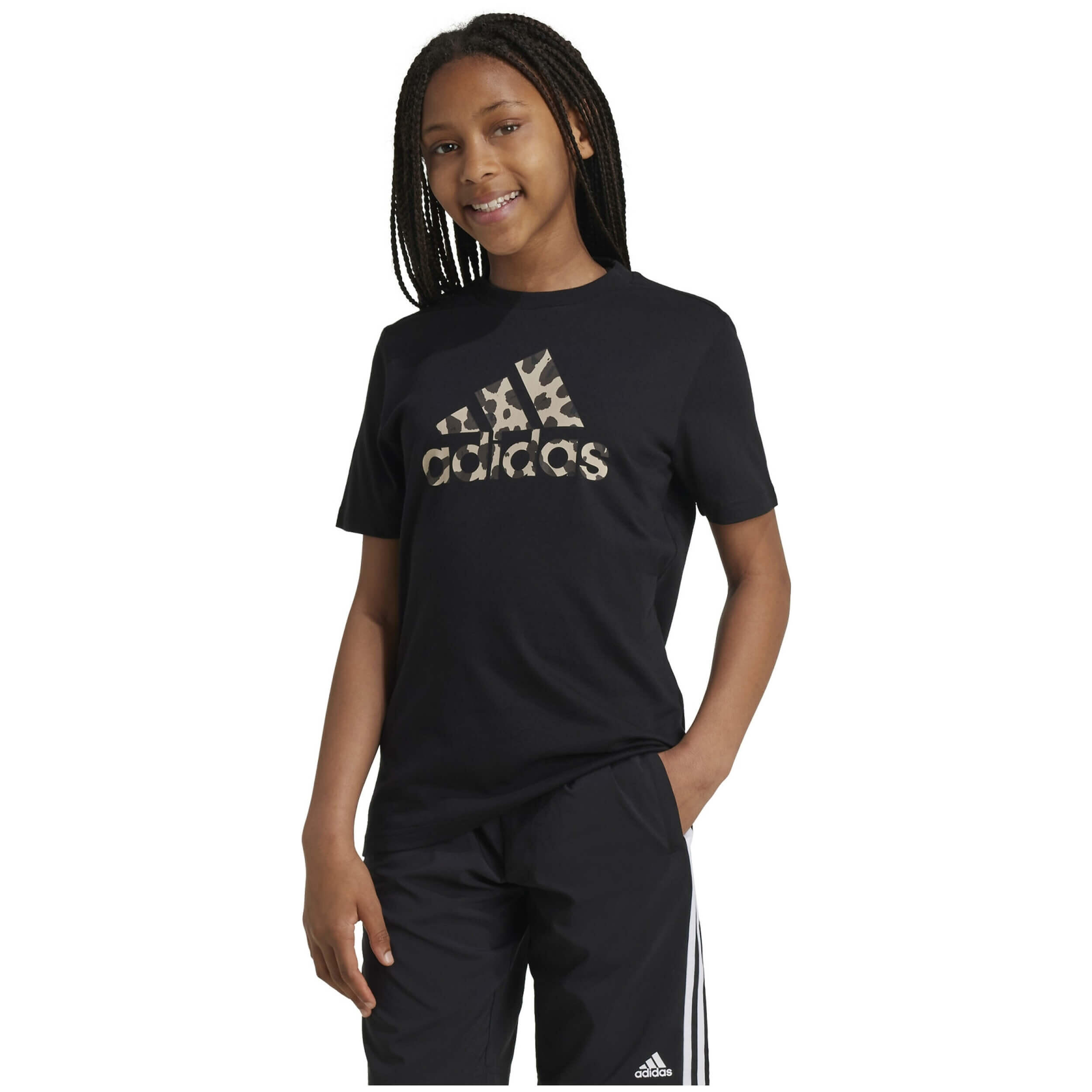 Maglia a maniche corte Adidas modello IW2485 per ragazze 2/5