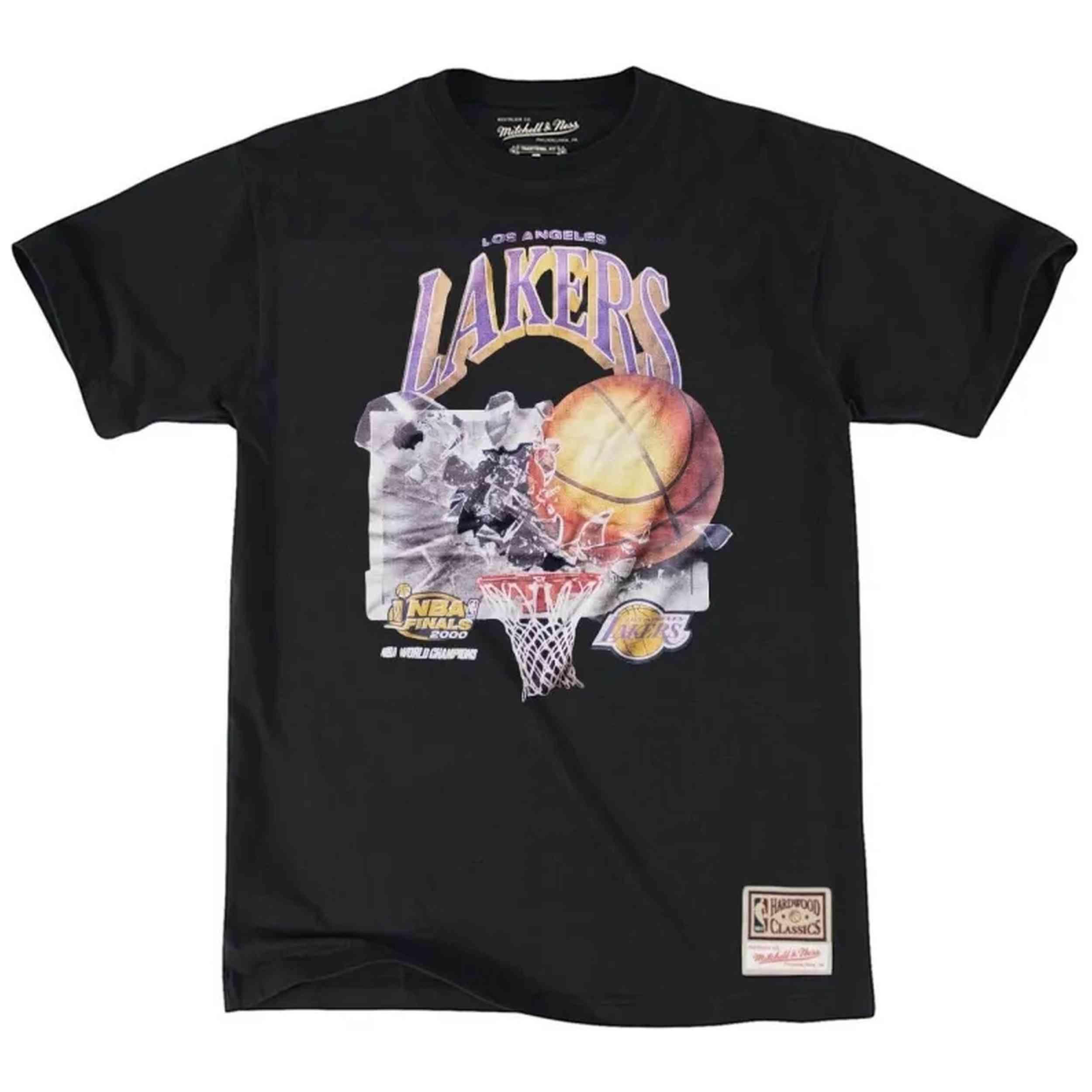 T-shirt Mitchell & ness modèle SSTEINTL899-LALBLCK pour unisexe 1/5