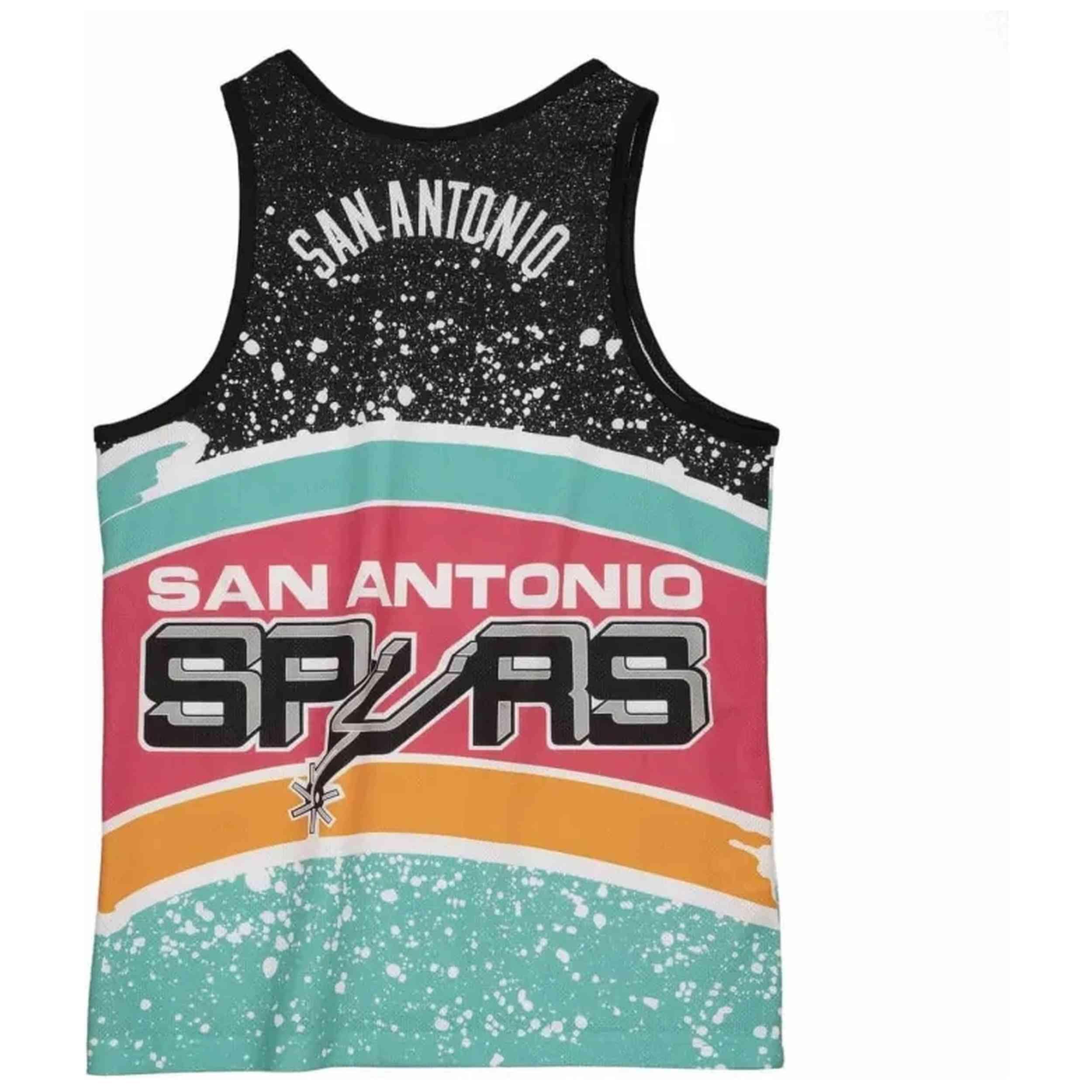 Maillot de basket Mitchell & ness modèle MSTKAJ19070-SASTEAL pour homme 2/2