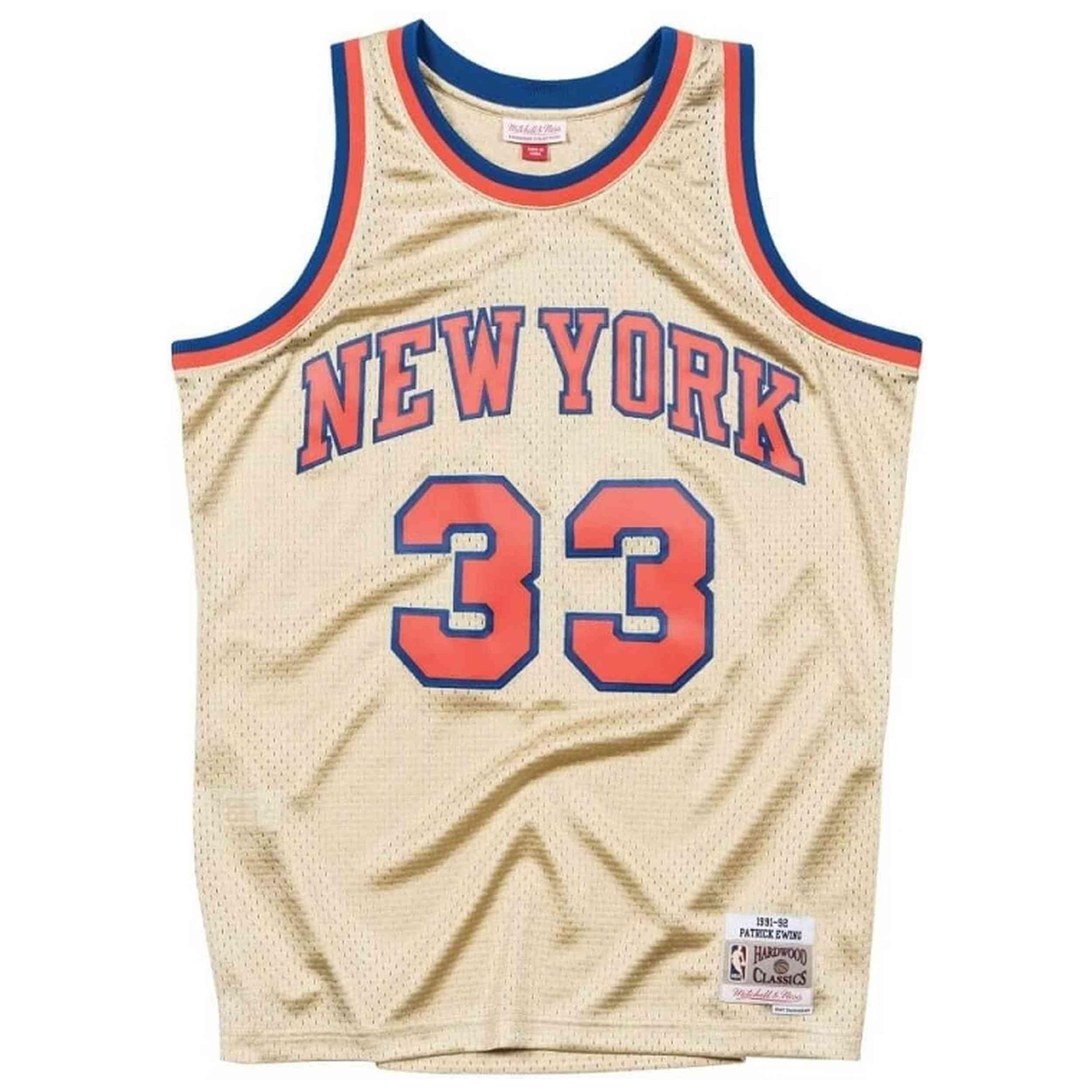 Maillot de basket Mitchell & ness modèle BA895H-NYK-D-L3R pour homme 1/3