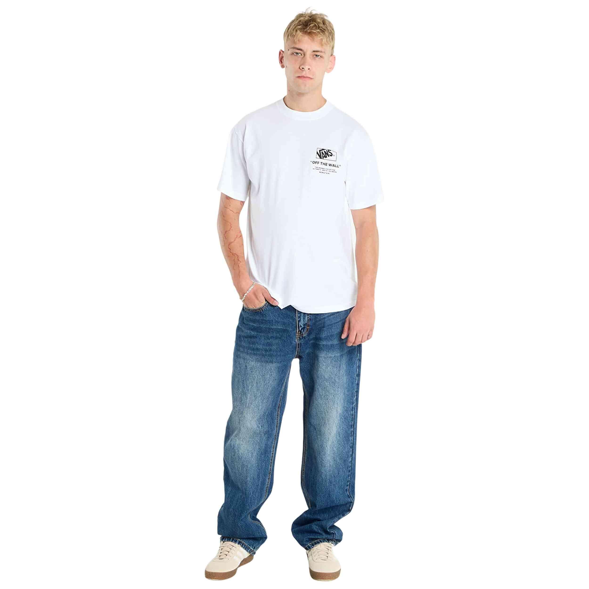 Camiseta de manga corta Vans modelo VN000PEWWHT1 para hombre 3/4