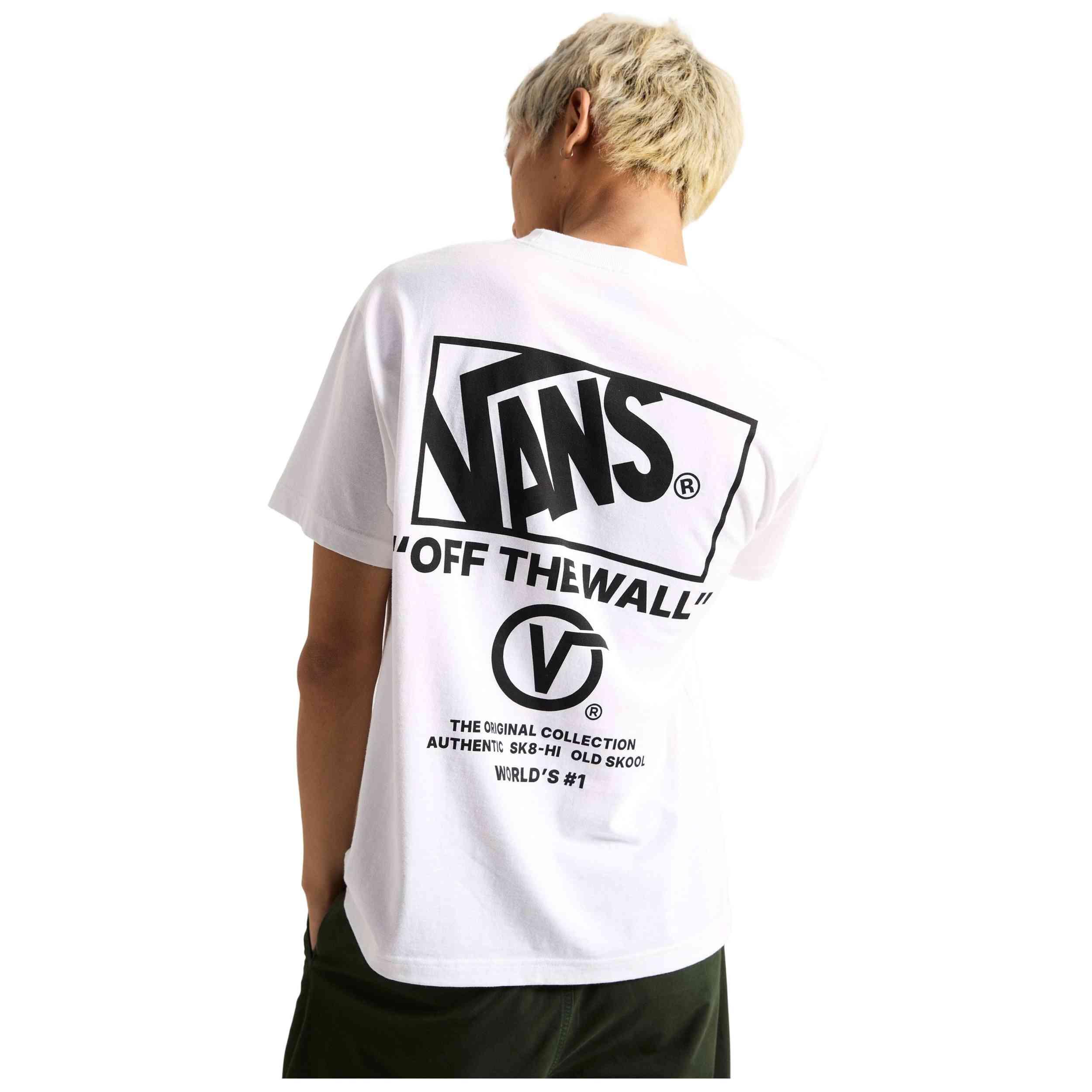 Camiseta de manga corta Vans modelo VN000PEWWHT1 para hombre 2/4