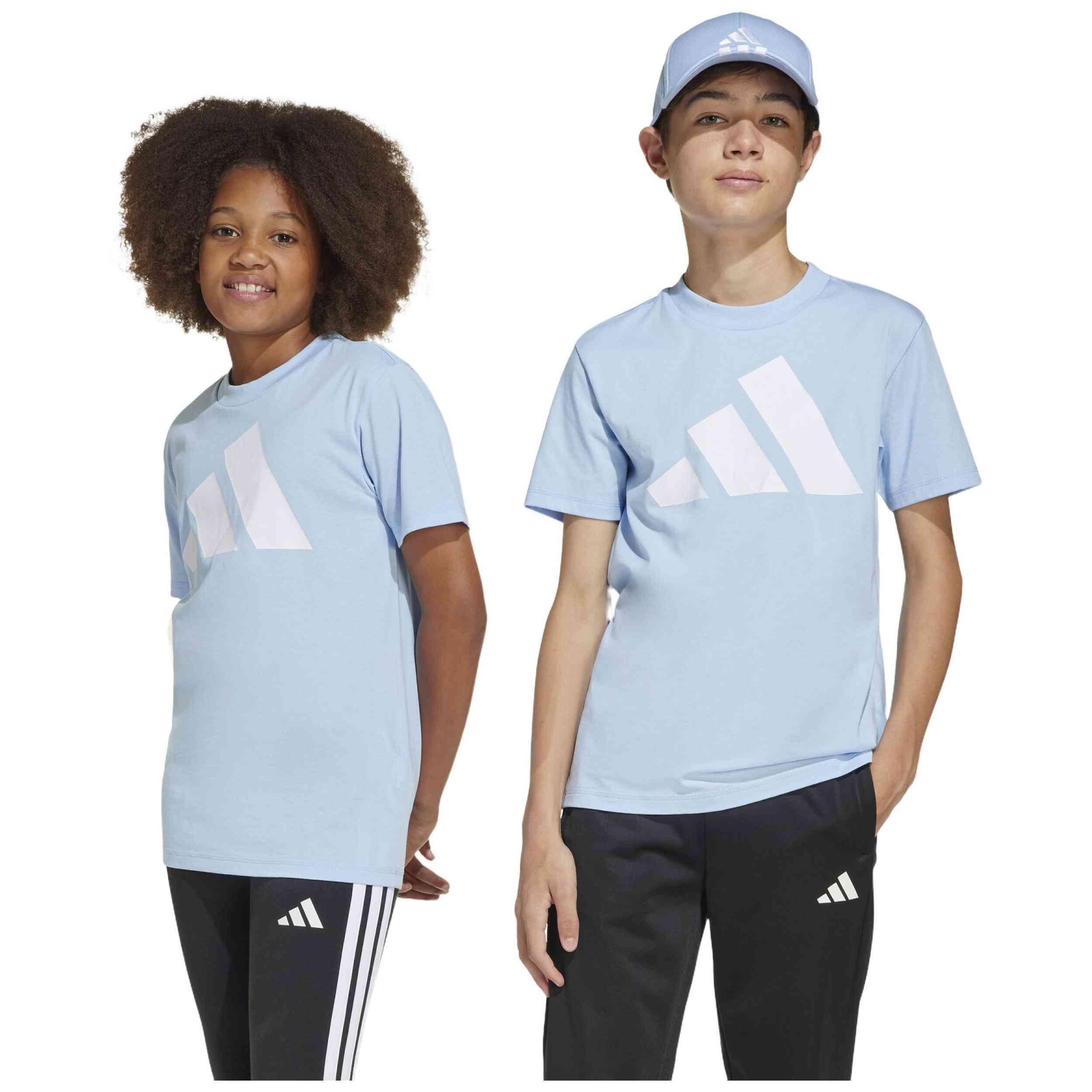 T-shirt Adidas modelo JC9665 para crianças unissex 3/5
