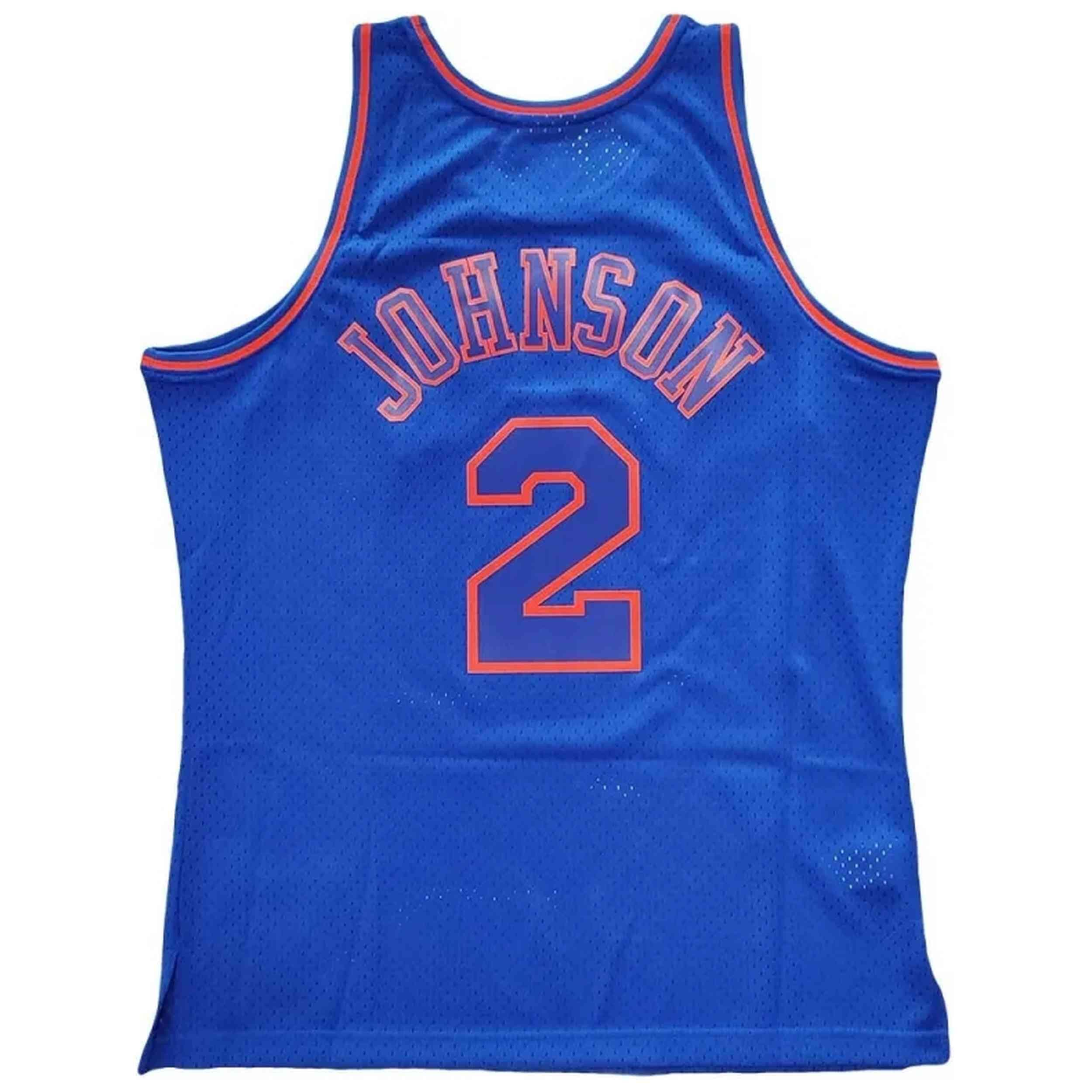 Maillot de basket Mitchell & ness modèle SMJY3152-NYK96LJOROYA pour homme 2/2