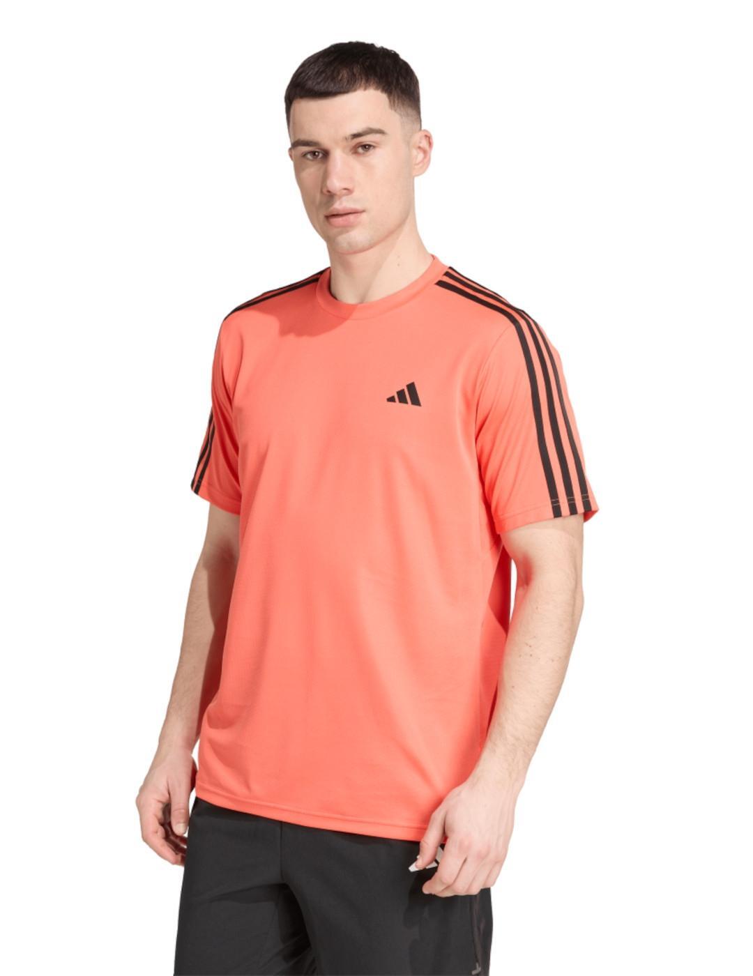 Camiseta para Homem Adidas Train essentials Laranja. 2/4