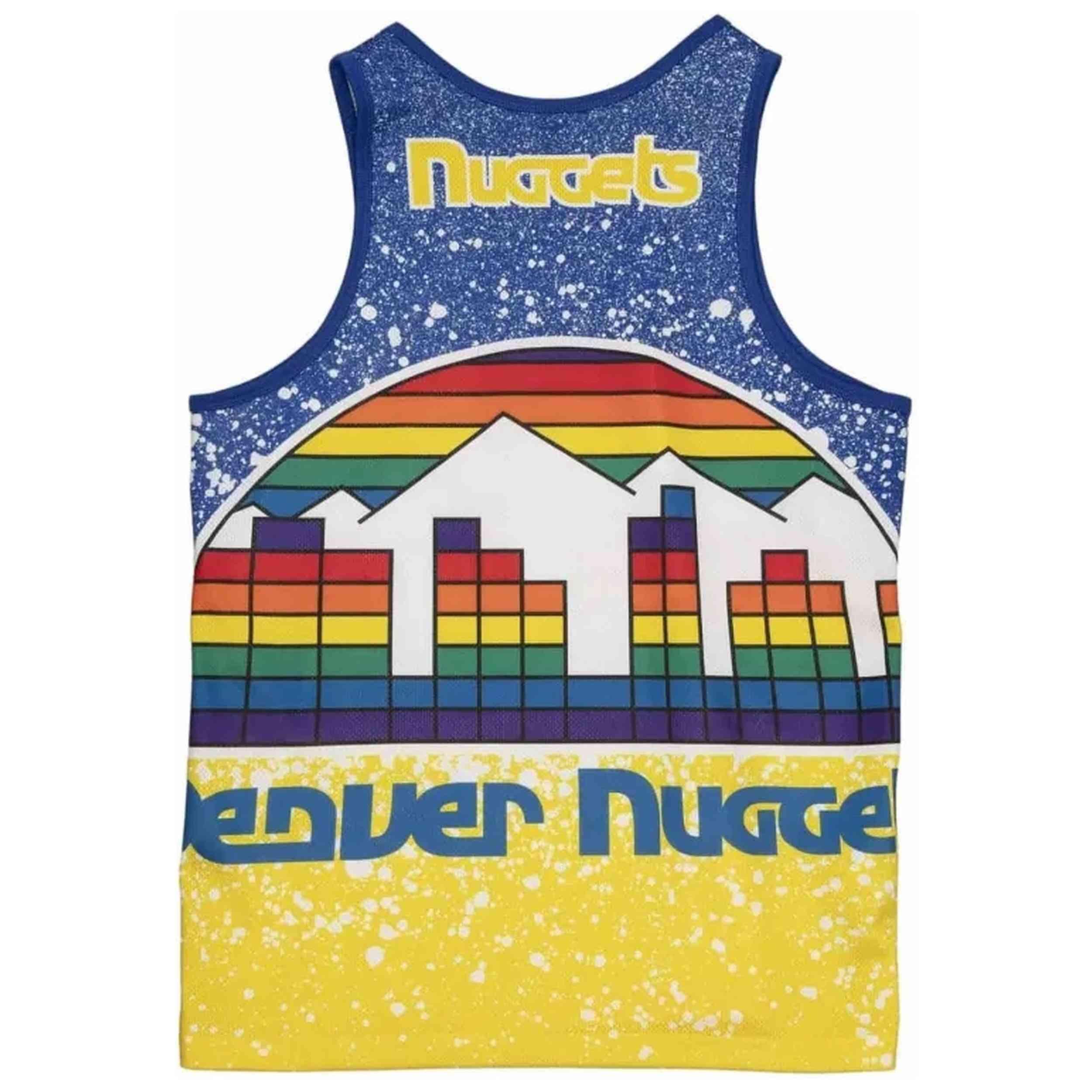 Maillot de basket Mitchell & ness modèle MSTKAJ19070-DNUYELL pour homme 2/2