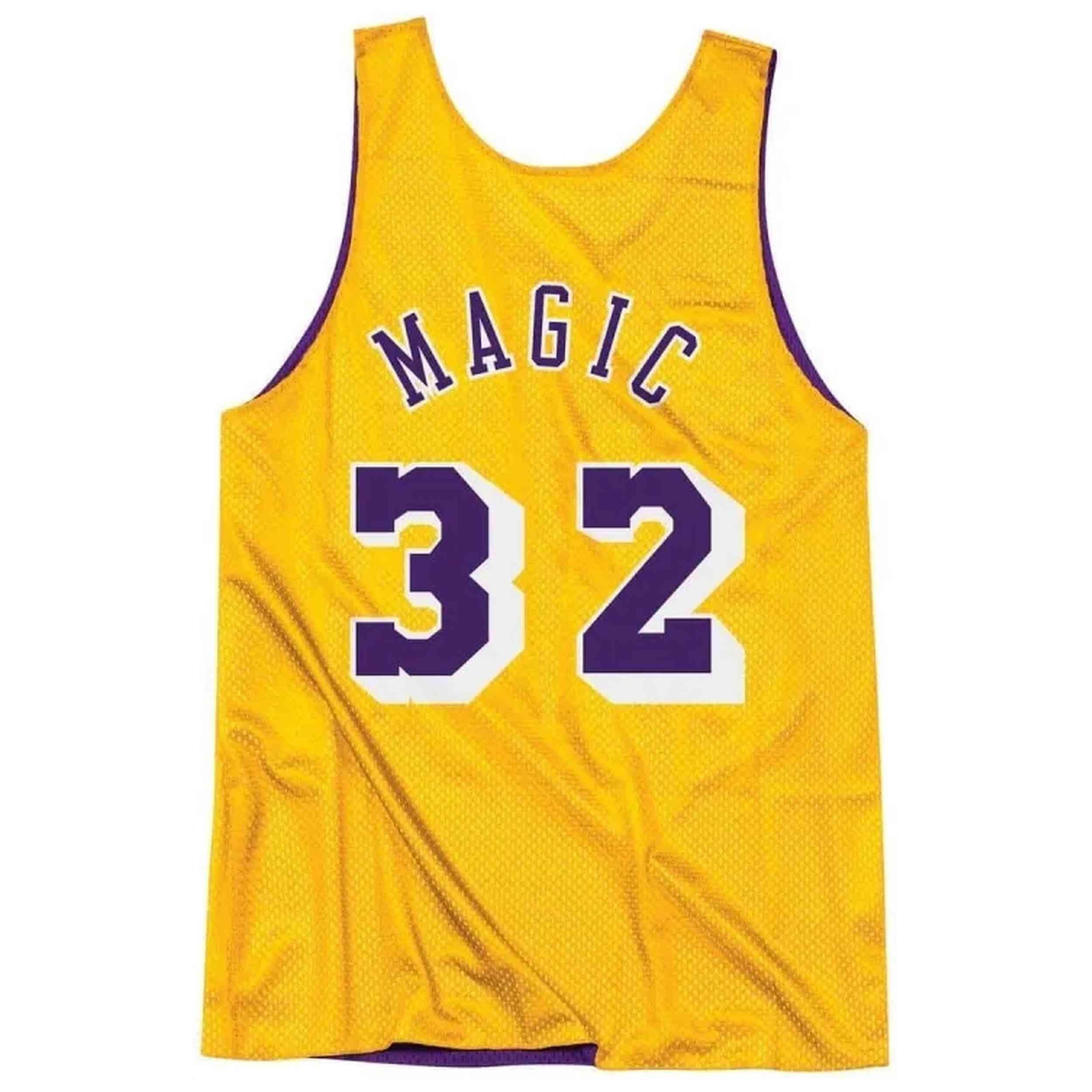 Maillot de basket Mitchell & ness modèle BA85AK-LAL-L-CMD pour homme 2/4